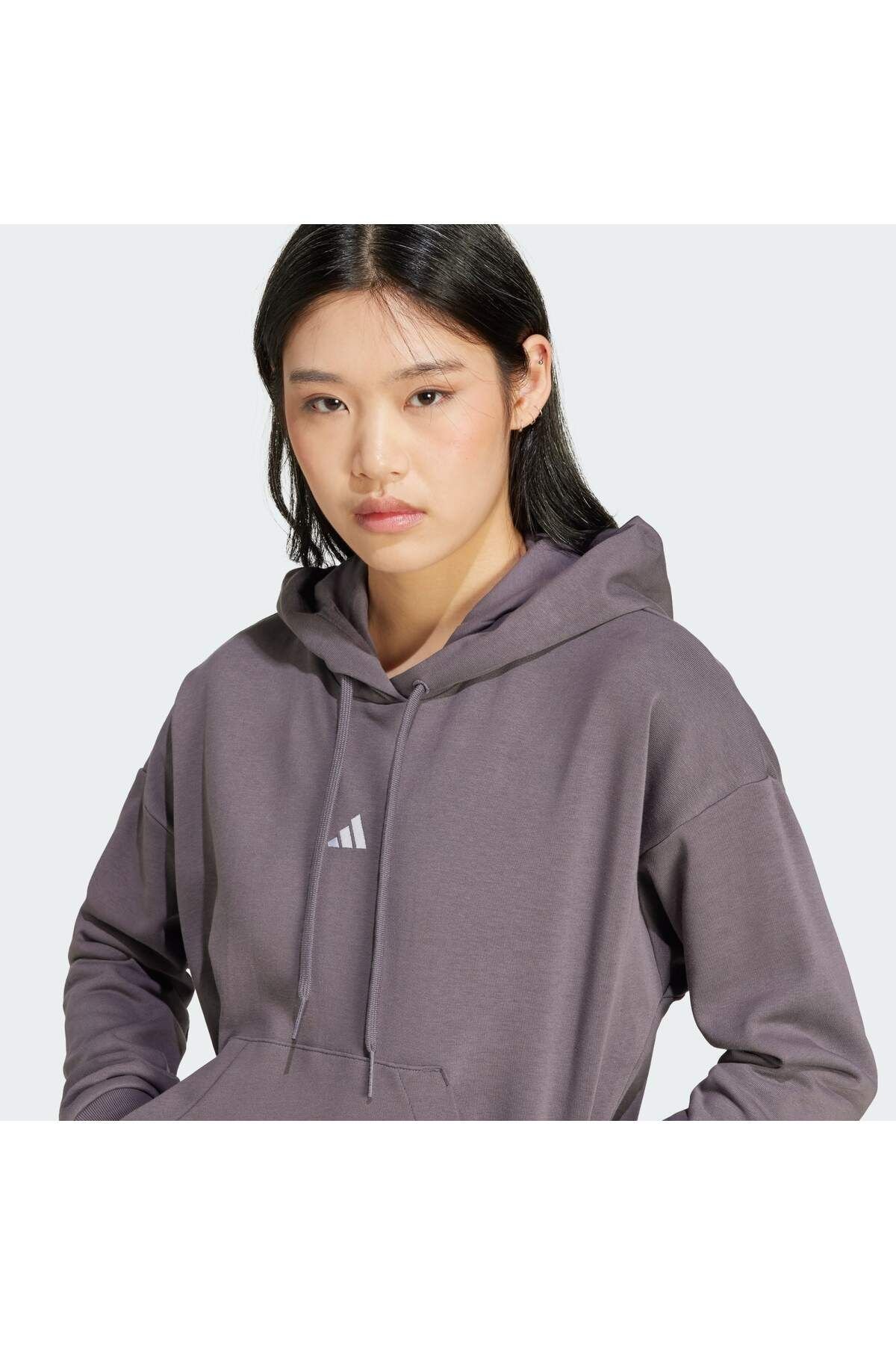 ADİDAS KADIN SWEATSHIRT W SL FT HD JD7997