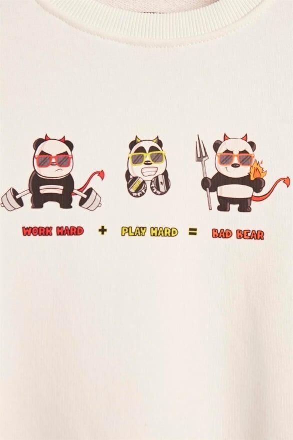 BAD BEAR ÇOCUK PLAY HARD CREWNECK JR 23.06.12.003