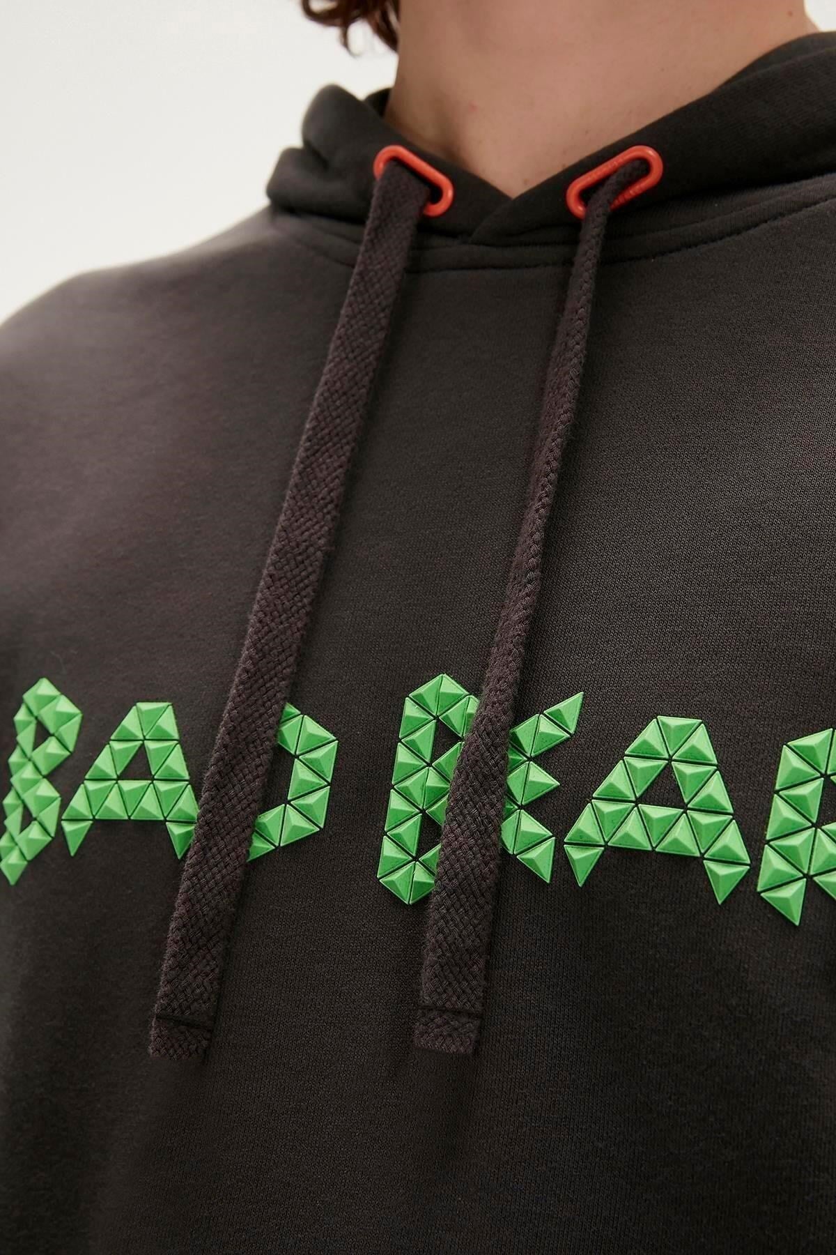 BAD BEAR ERKEK 3D BAD HOODIE 23.02.12.001