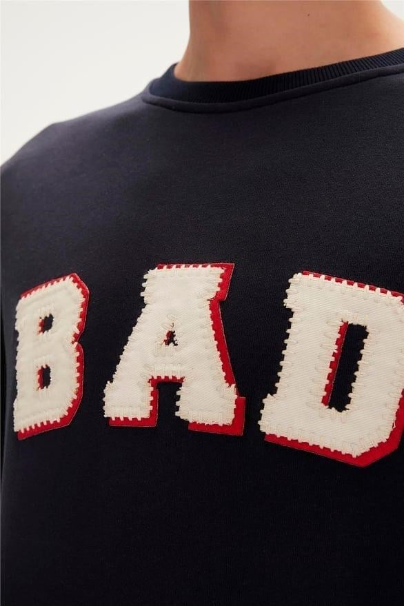 BAD BEAR ERKEK FELT CREWNECK 23.02.12.013