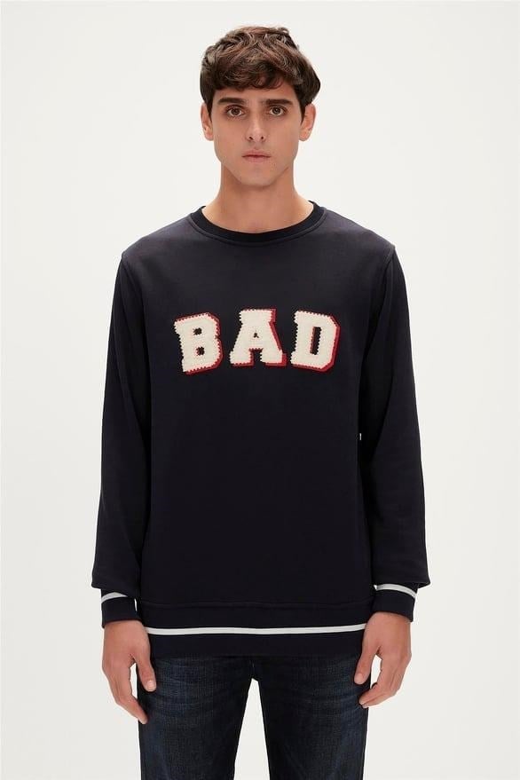 BAD BEAR ERKEK FELT CREWNECK 23.02.12.013