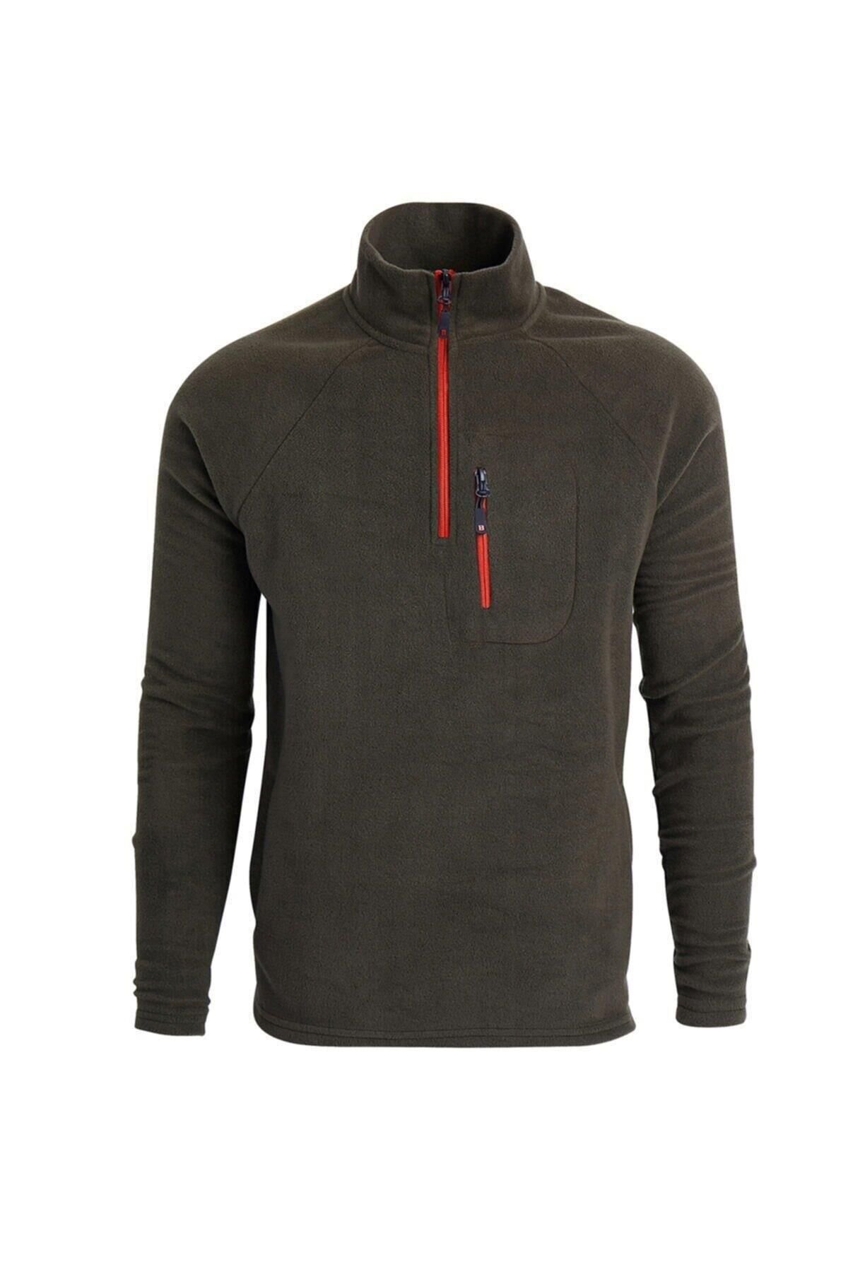 BAD BEAR ERKEK HUSKY HALF-ZIP POLAR SWEATSHIRT 19.02.21.006