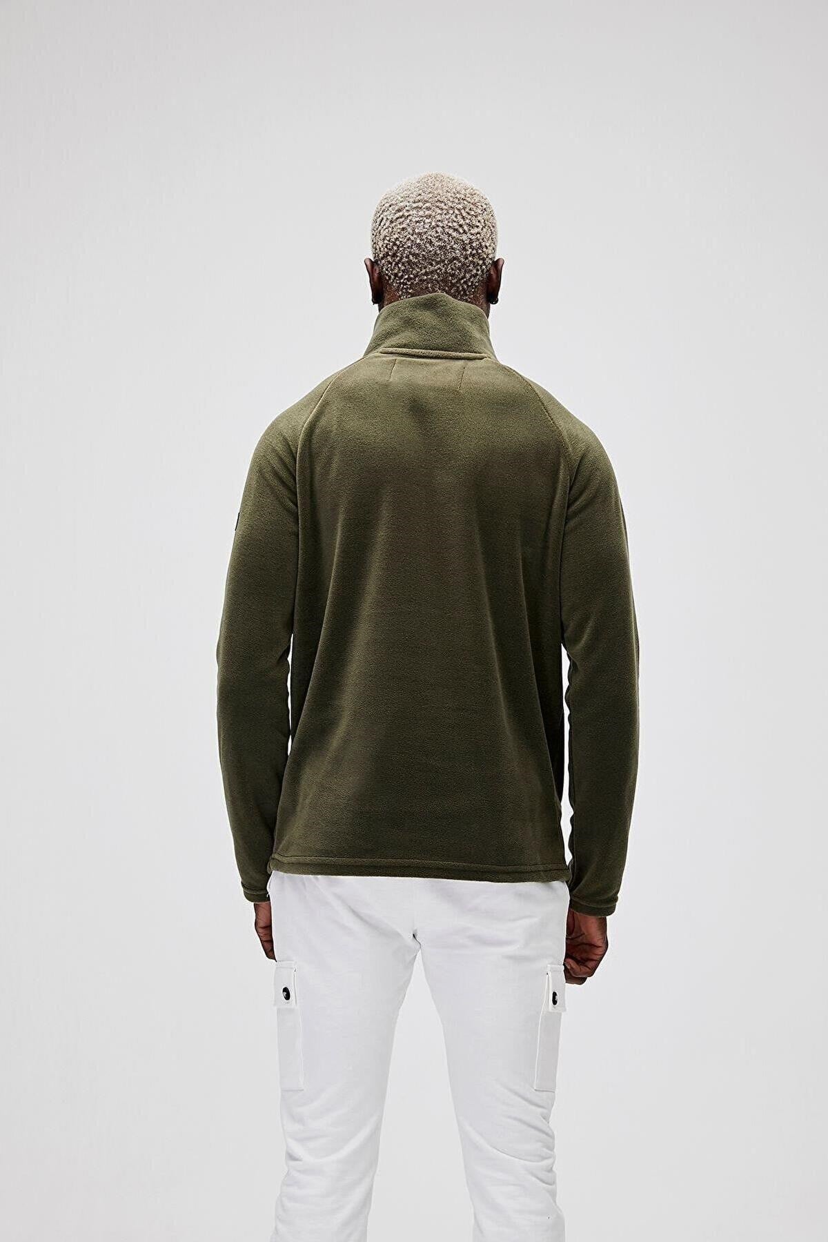BAD BEAR ERKEK HUSKY HALF-ZIP POLAR SWEATSHIRT 19.02.21.006
