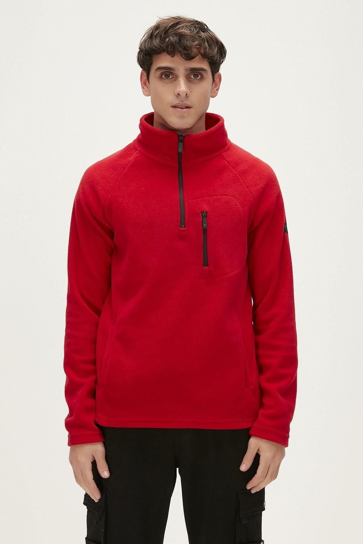 BAD BEAR ERKEK HUSKY HALF-ZIP POLAR SWEATSHIRT 19.02.21.006