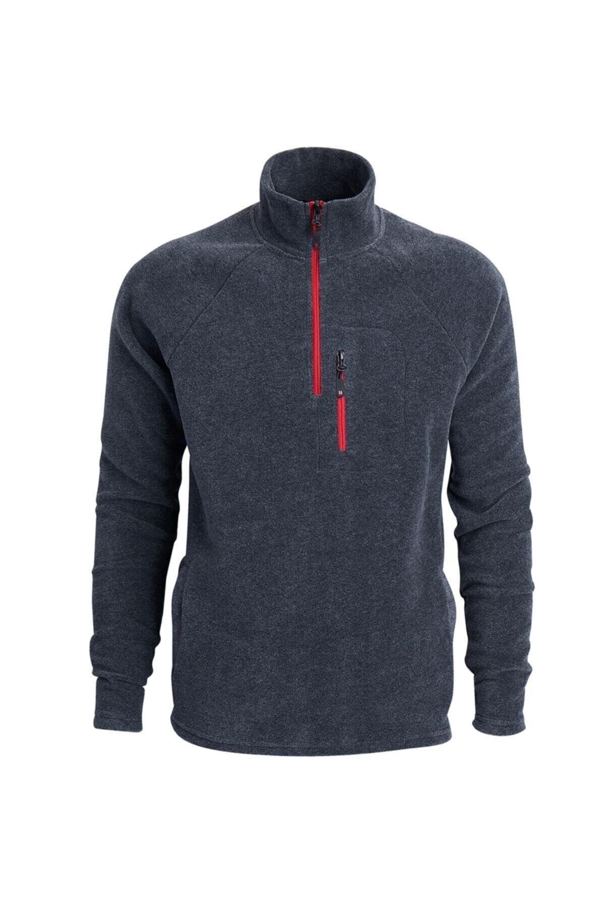 BAD BEAR ERKEK HUSKY HALF-ZIP POLAR SWEATSHIRT 19.02.21.006