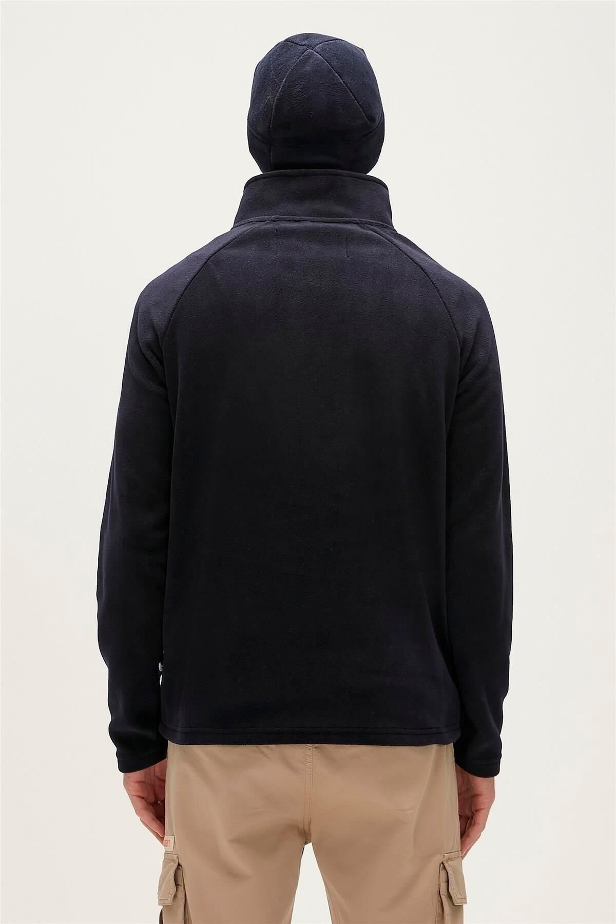 BAD BEAR ERKEK HUSKY HALF-ZIP POLAR SWEATSHIRT 19.02.21.006
