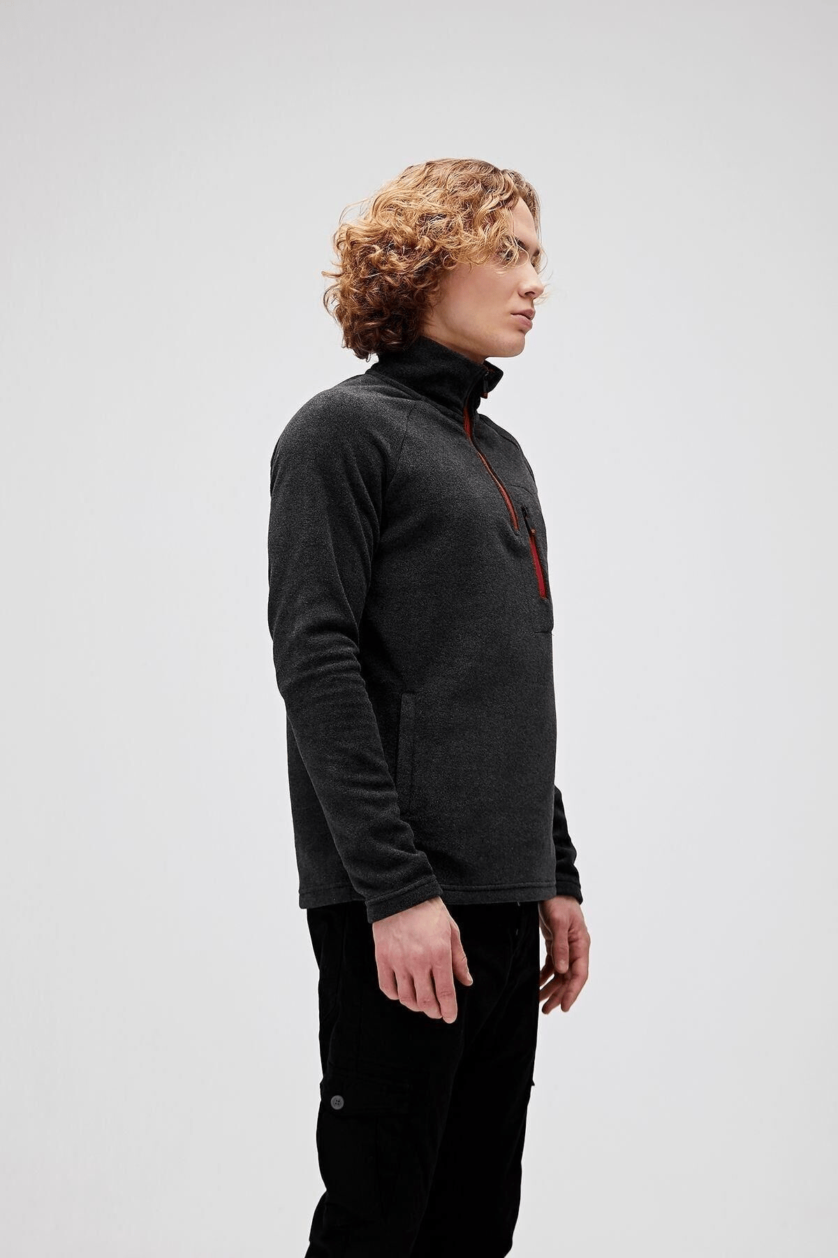 BAD BEAR ERKEK HUSKY HALF-ZIP POLAR SWEATSHIRT 19.02.21.006