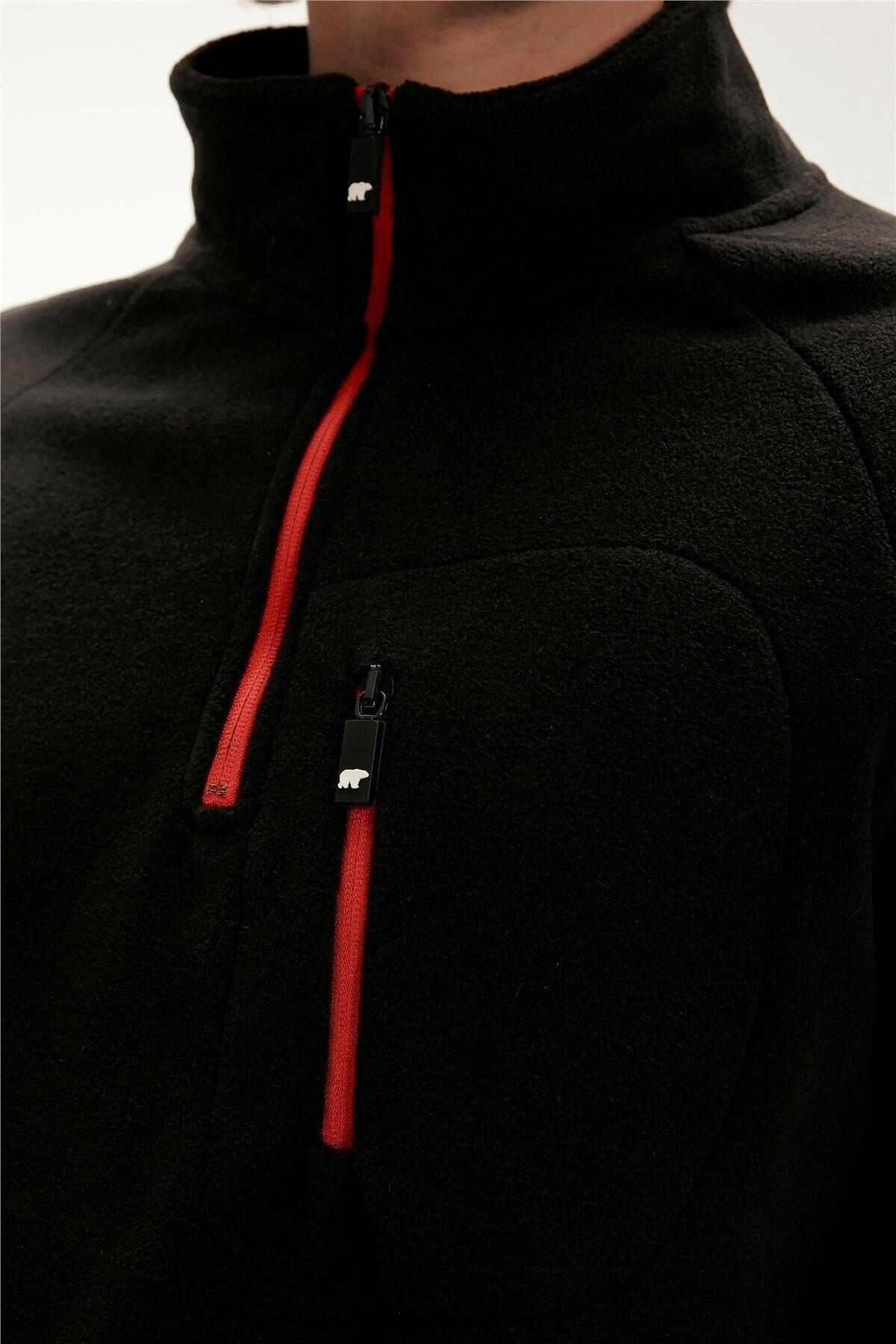 BAD BEAR ERKEK HUSKY HALF-ZIP POLAR SWEATSHIRT 19.02.21.006