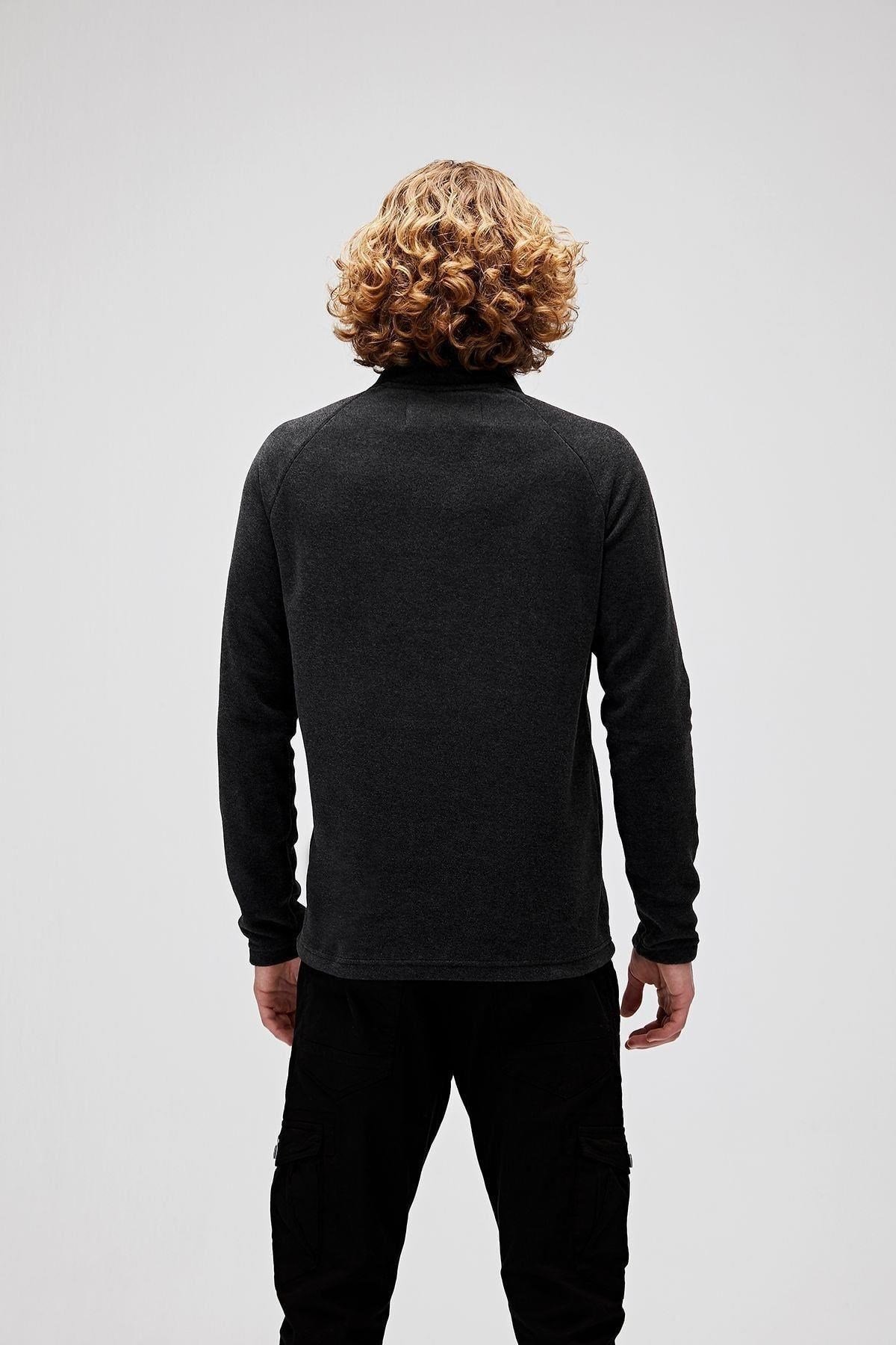 BAD BEAR ERKEK HUSKY HALF-ZIP POLAR SWEATSHIRT 19.02.21.006