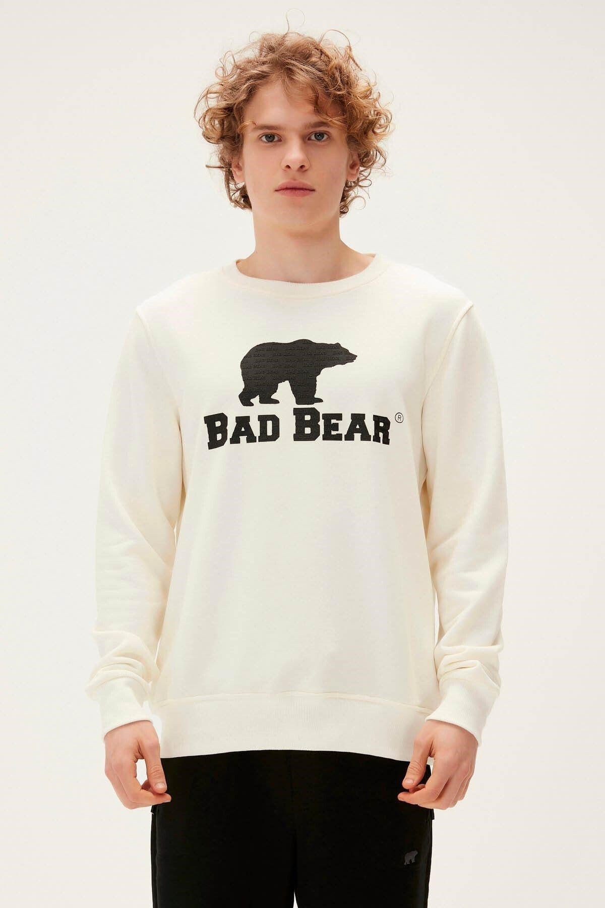 BAD BEAR ERKEK LOGO CREWNECK 22.02.12.007