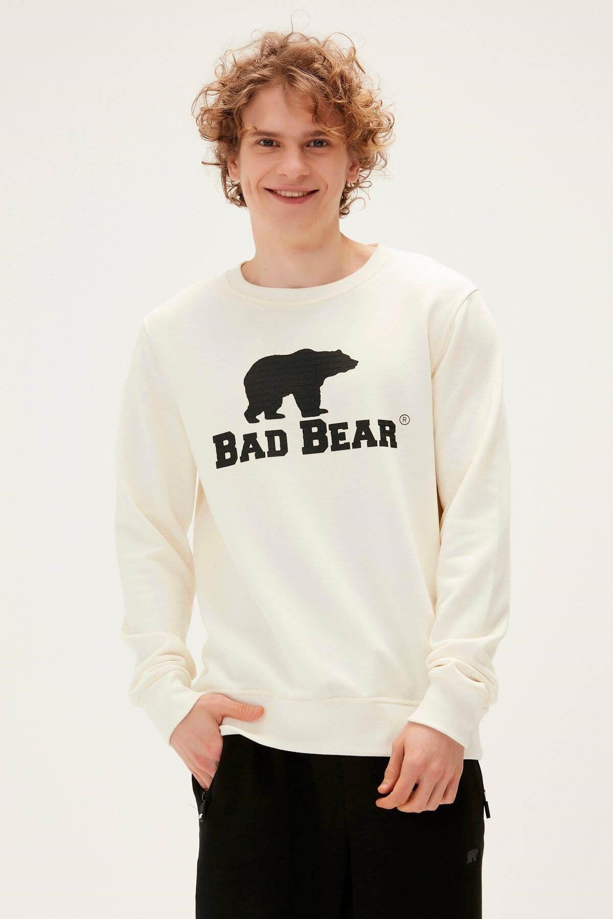 BAD BEAR ERKEK LOGO CREWNECK 22.02.12.007