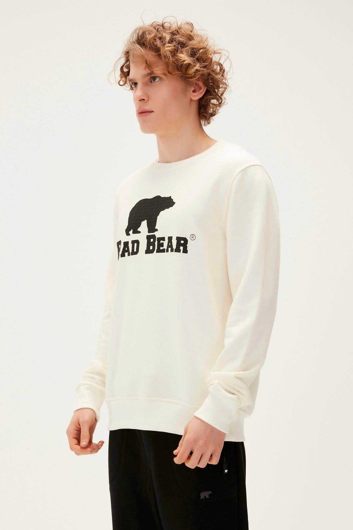 BAD BEAR ERKEK LOGO CREWNECK 22.02.12.007
