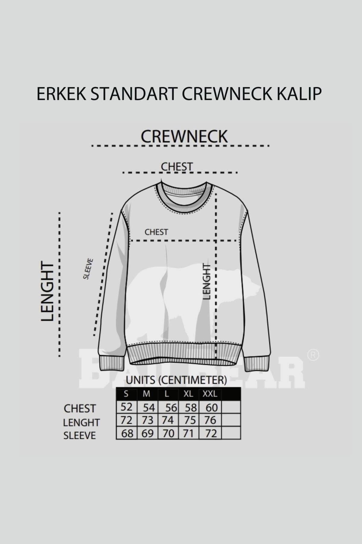 BAD BEAR ERKEK LOGO CREWNECK 22.02.12.007