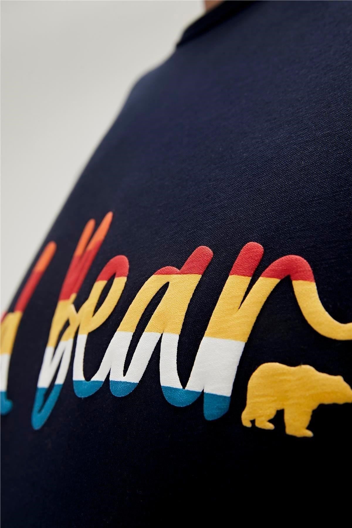 BAD BEAR ERKEK MANUSCRIPT T-SHIRT 23.01.07.008