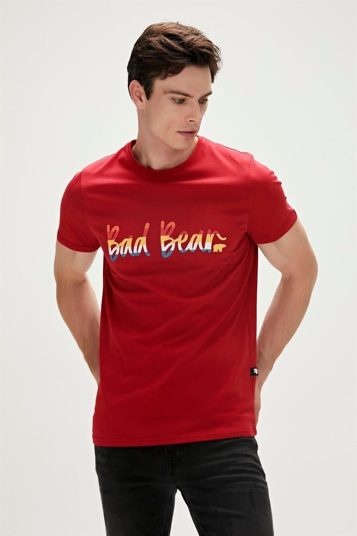 BAD BEAR ERKEK MANUSCRIPT T-SHIRT 23.01.07.008