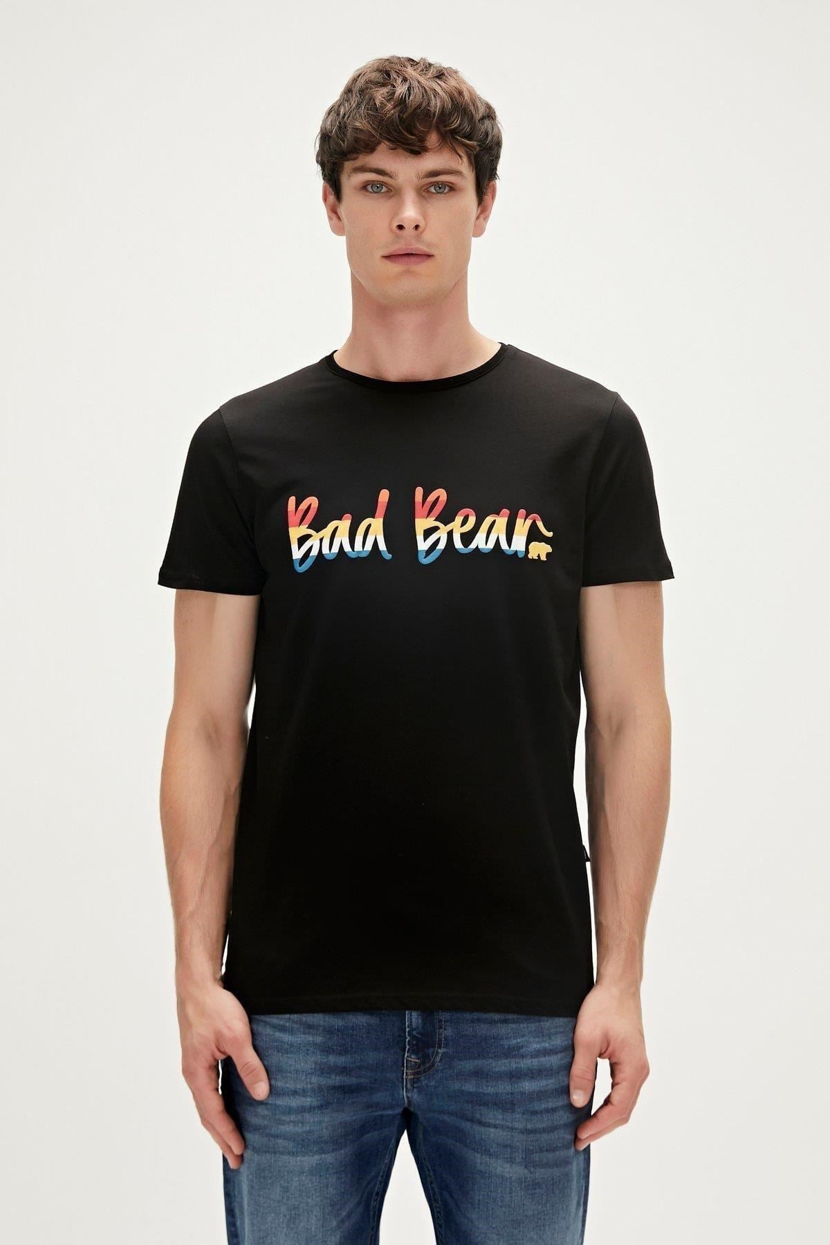 BAD BEAR ERKEK MANUSCRIPT T-SHIRT 23.01.07.008