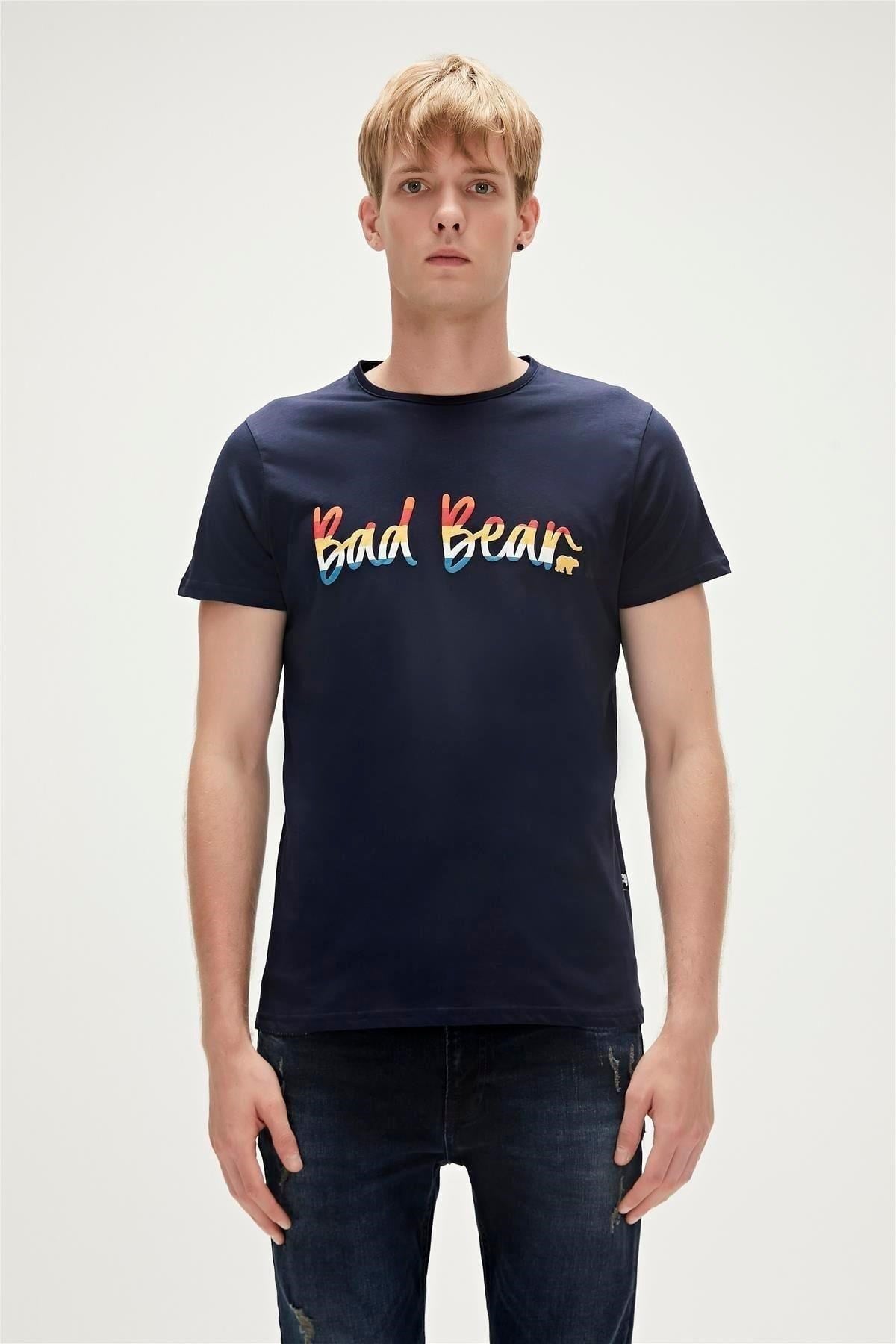 BAD BEAR ERKEK MANUSCRIPT T-SHIRT 23.01.07.008
