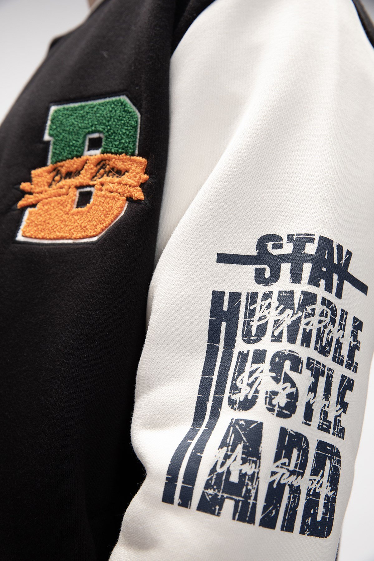 BAD BEAR ERKEK POLAR ELEVEN COLLAGE JACKET 25.02.15.007