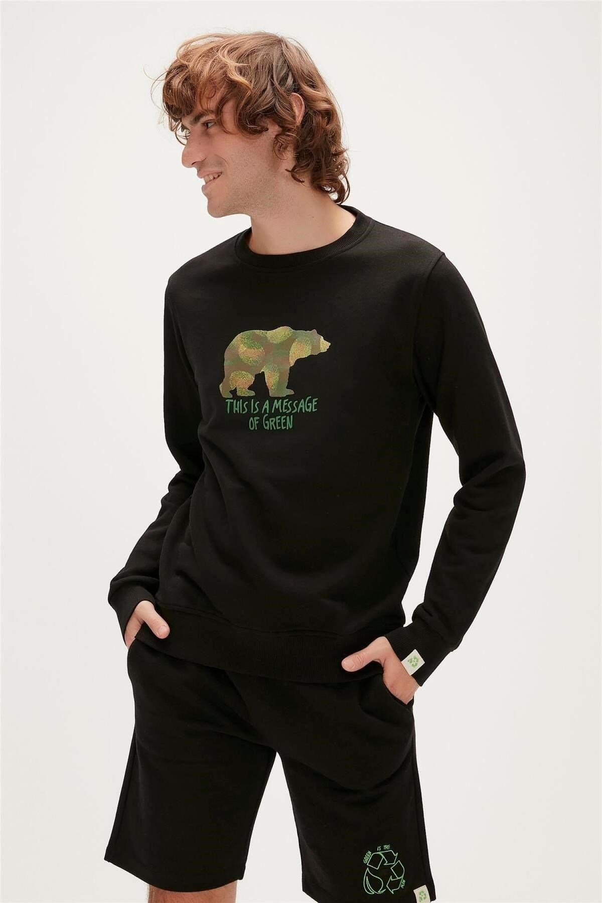 BAD BEAR ERKEK RE-FINGER CREWNECK 23.02.12.033