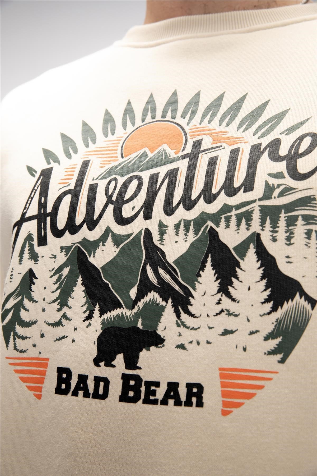 BAD BEAR ERKEK SWEATSHIRT ADVENTURE CREWNECK 25.02.12.015