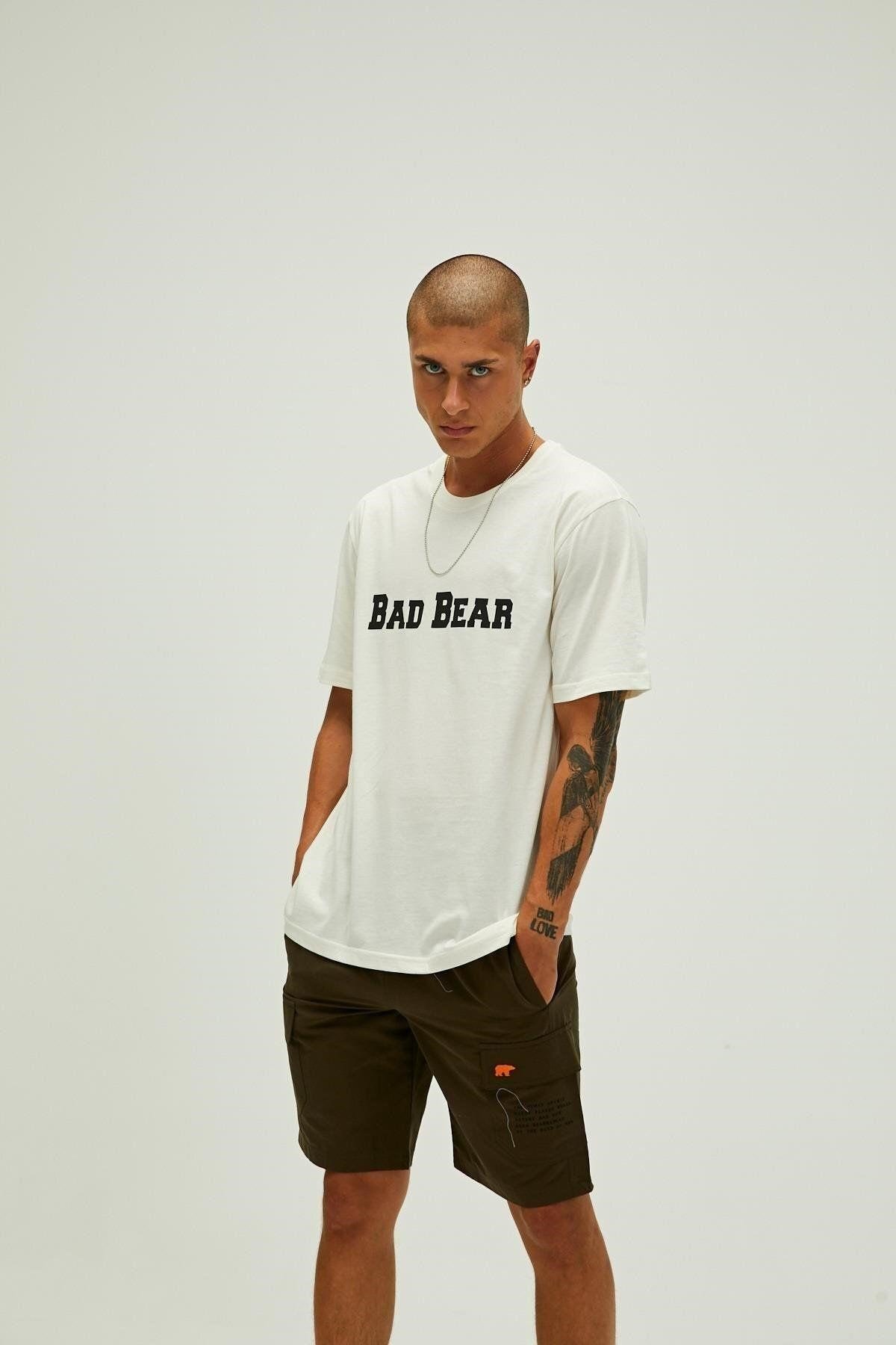 BAD BEAR ERKEK TITLE  TİŞÖRT 22.01.07.053