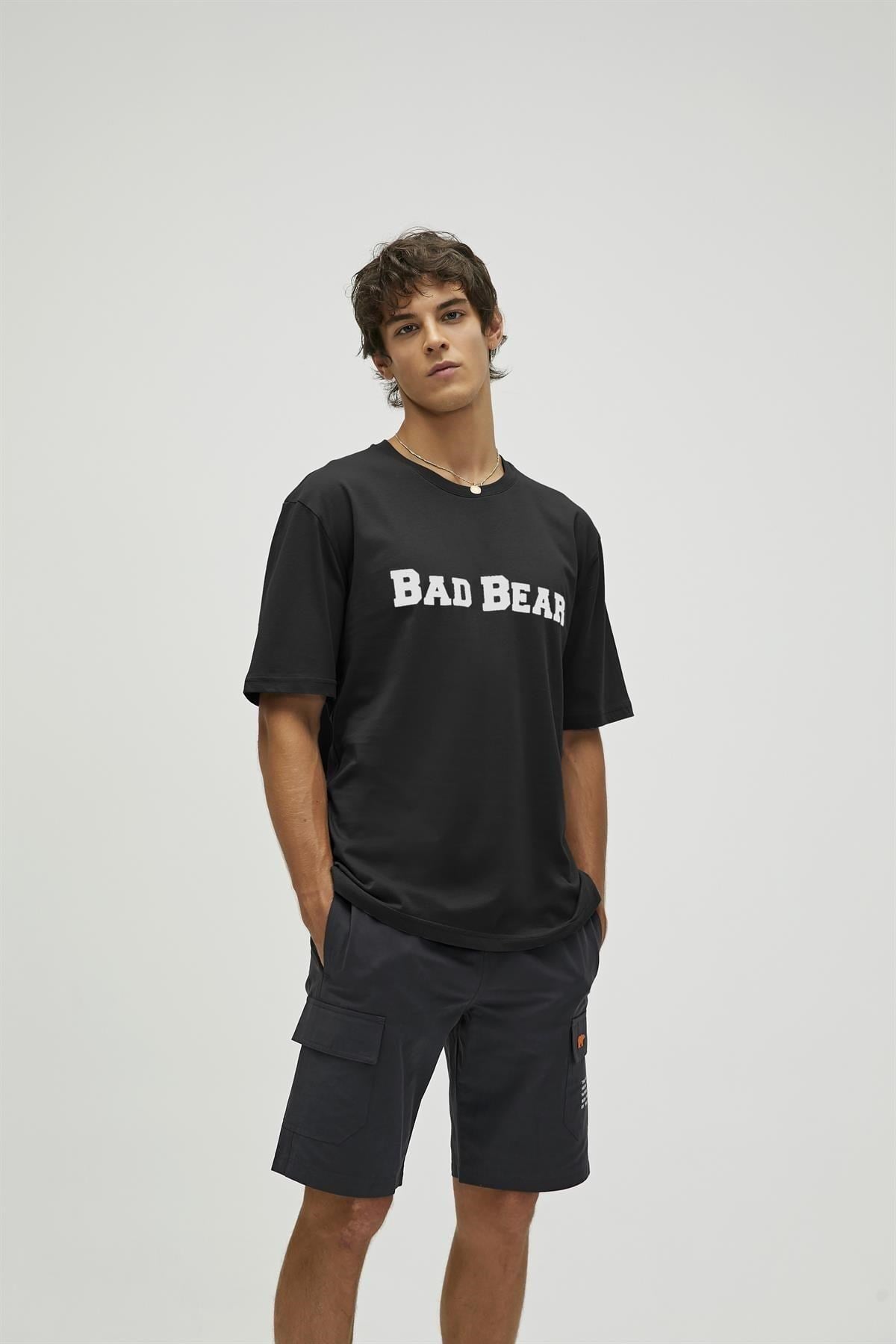 BAD BEAR ERKEK TITLE  TİŞÖRT 22.01.07.053