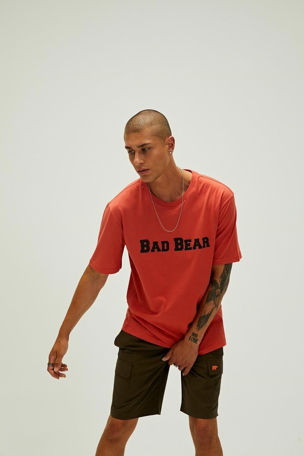 BAD BEAR ERKEK TITLE  TİŞÖRT 22.01.07.053