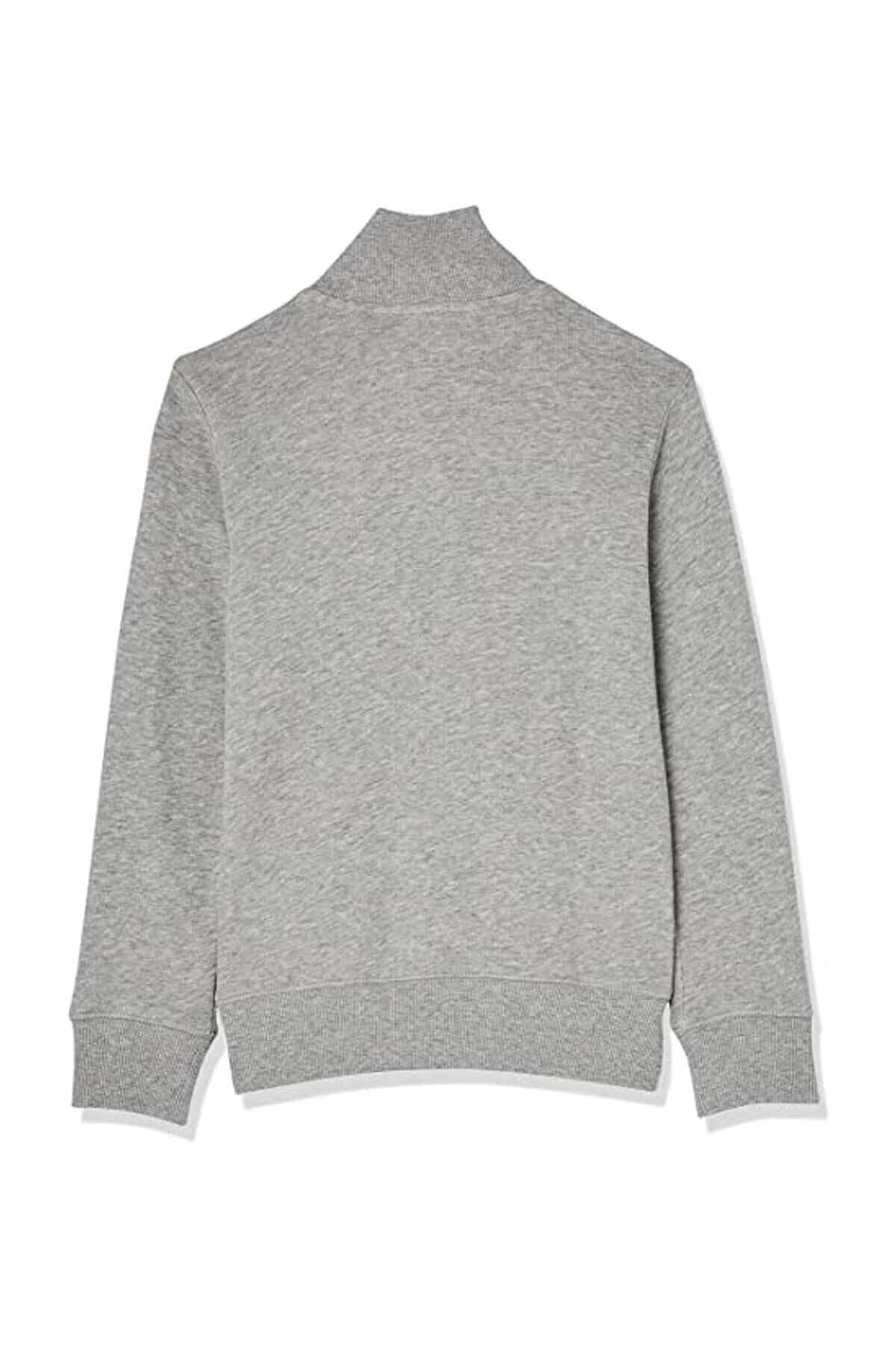 BENETTON ERKEK ÇOCUK E SMU UK_BENETTON YAZILI FERMUARLI SWEATSHİRT 222A3J68C502D