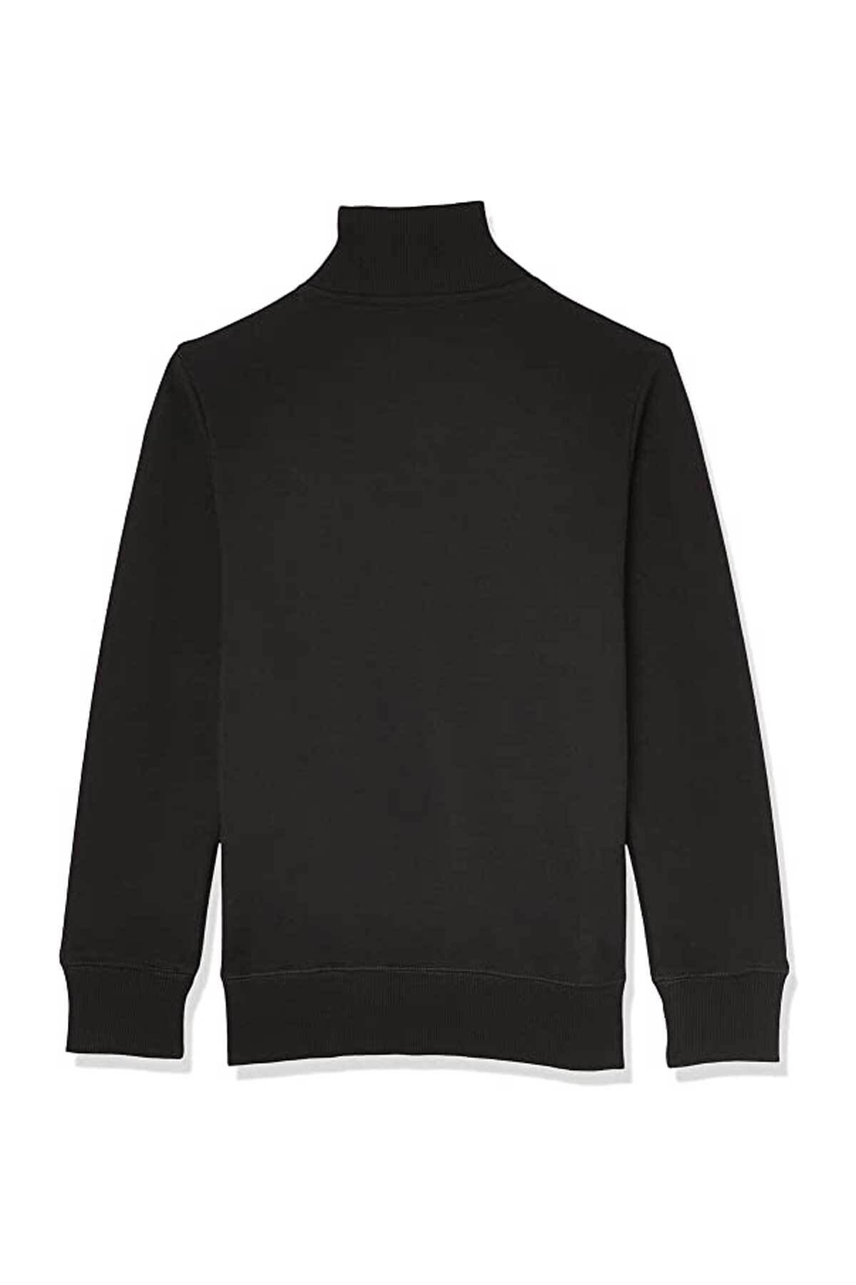 BENETTON ERKEK ÇOCUK E SMU UK_BENETTON YAZILI FERMUARLI SWEATSHİRT 222A3J68C502D