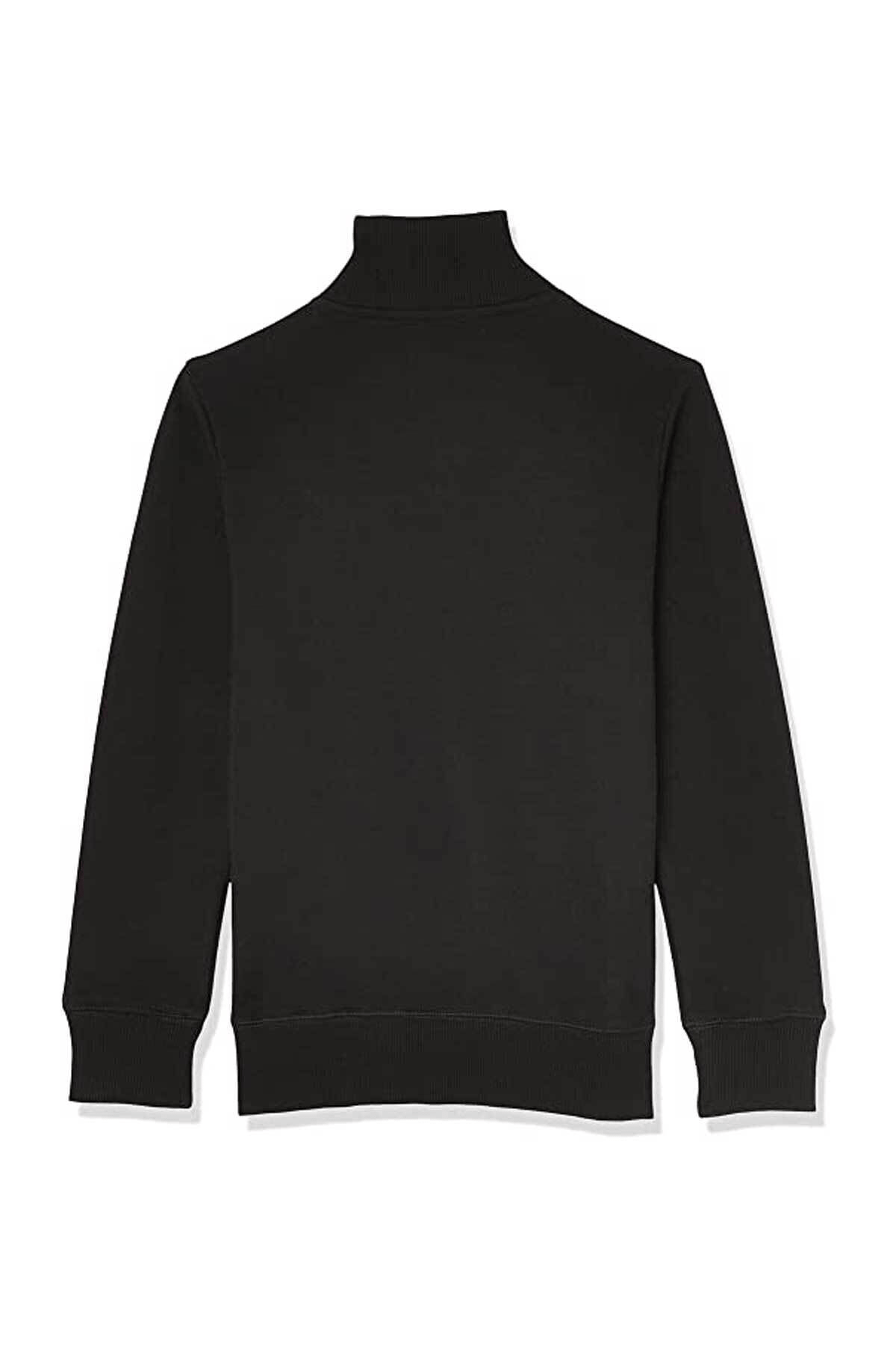 BENETTON ERKEK ÇOCUK E SMU UK_BENETTON YAZILI FERMUARLI SWEATSHİRT 222A3J68C502D