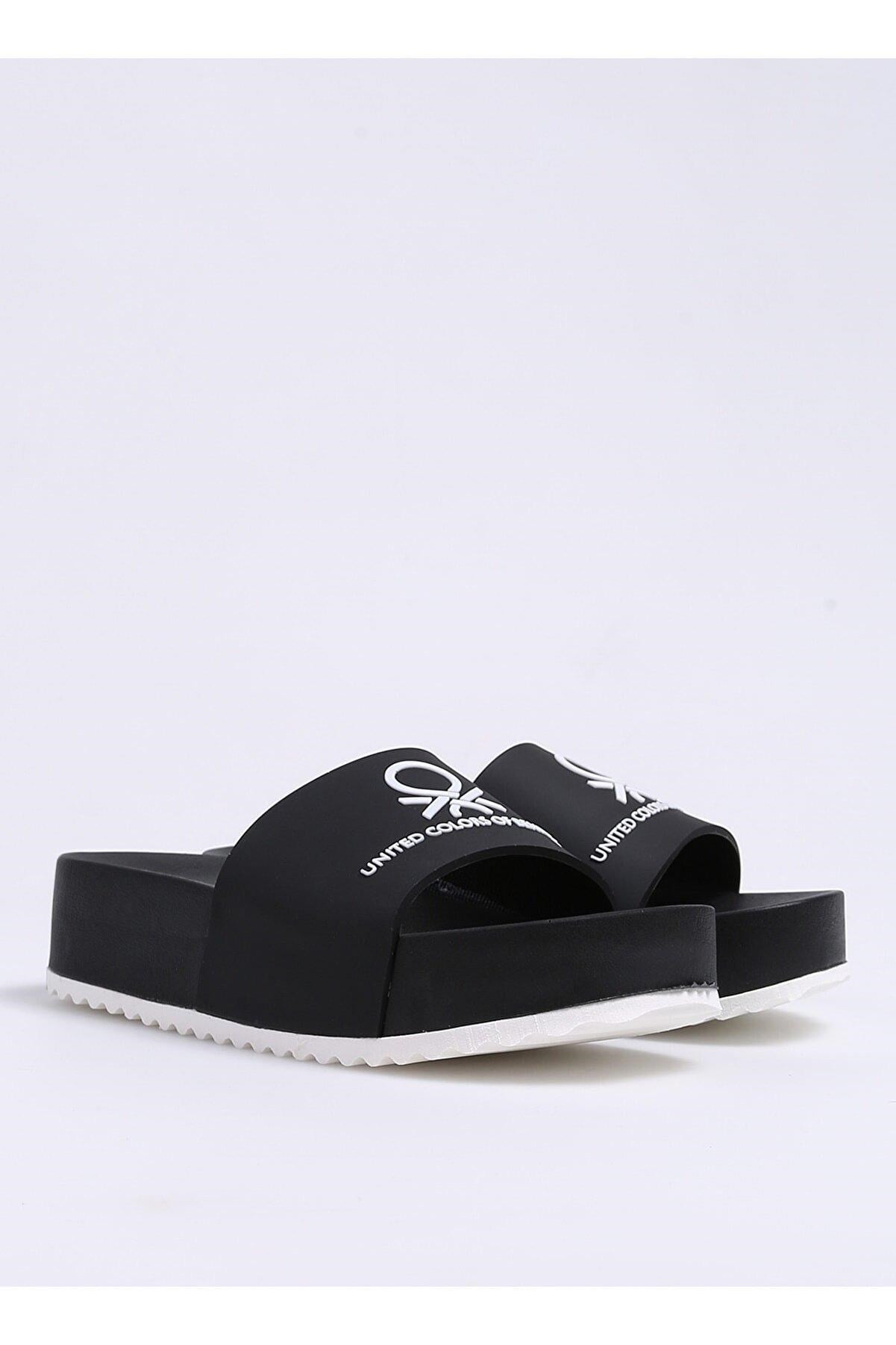 BENETTON KADIN SİYAH SANDALET BN-1211
