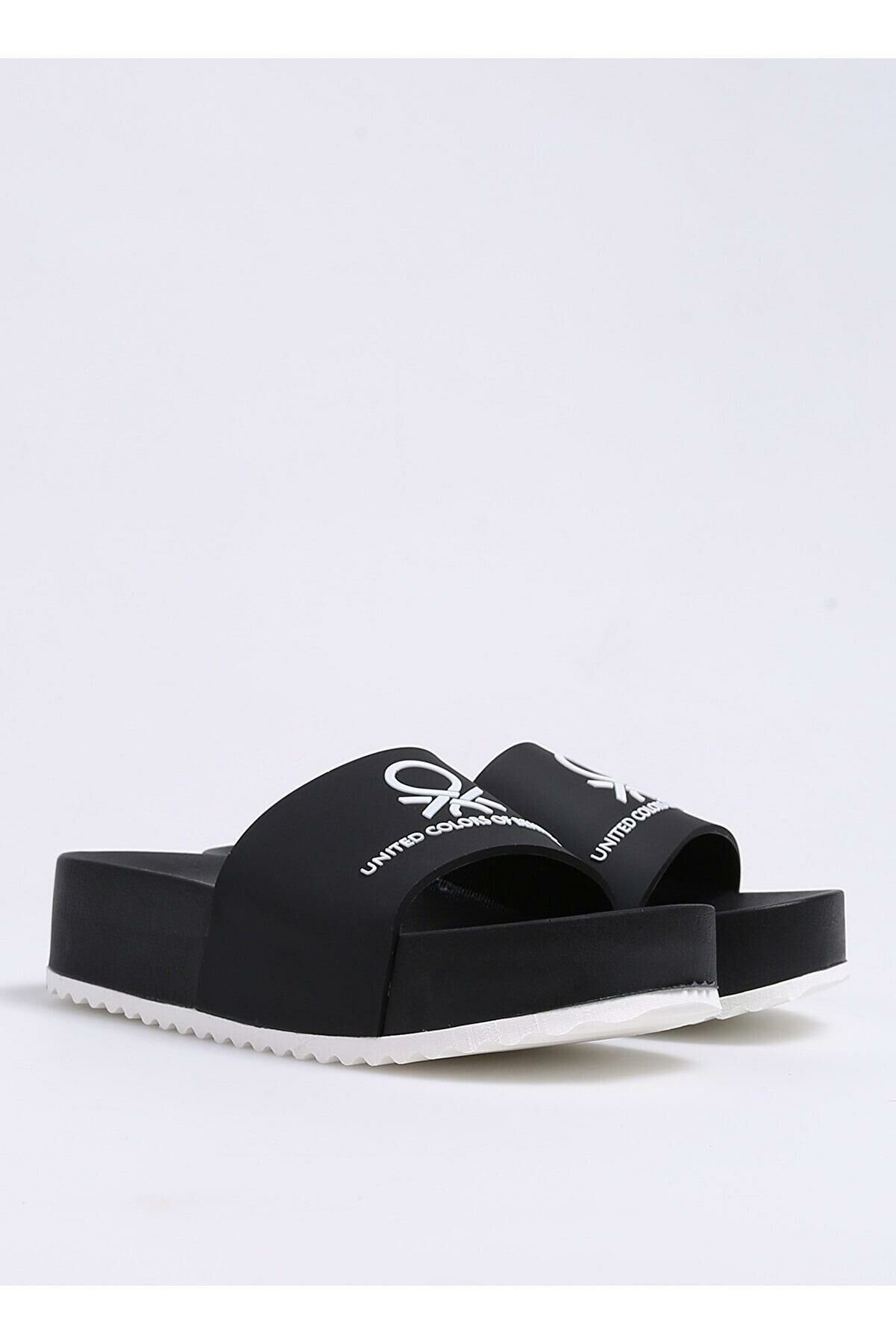BENETTON KADIN SİYAH SANDALET BN-1211
