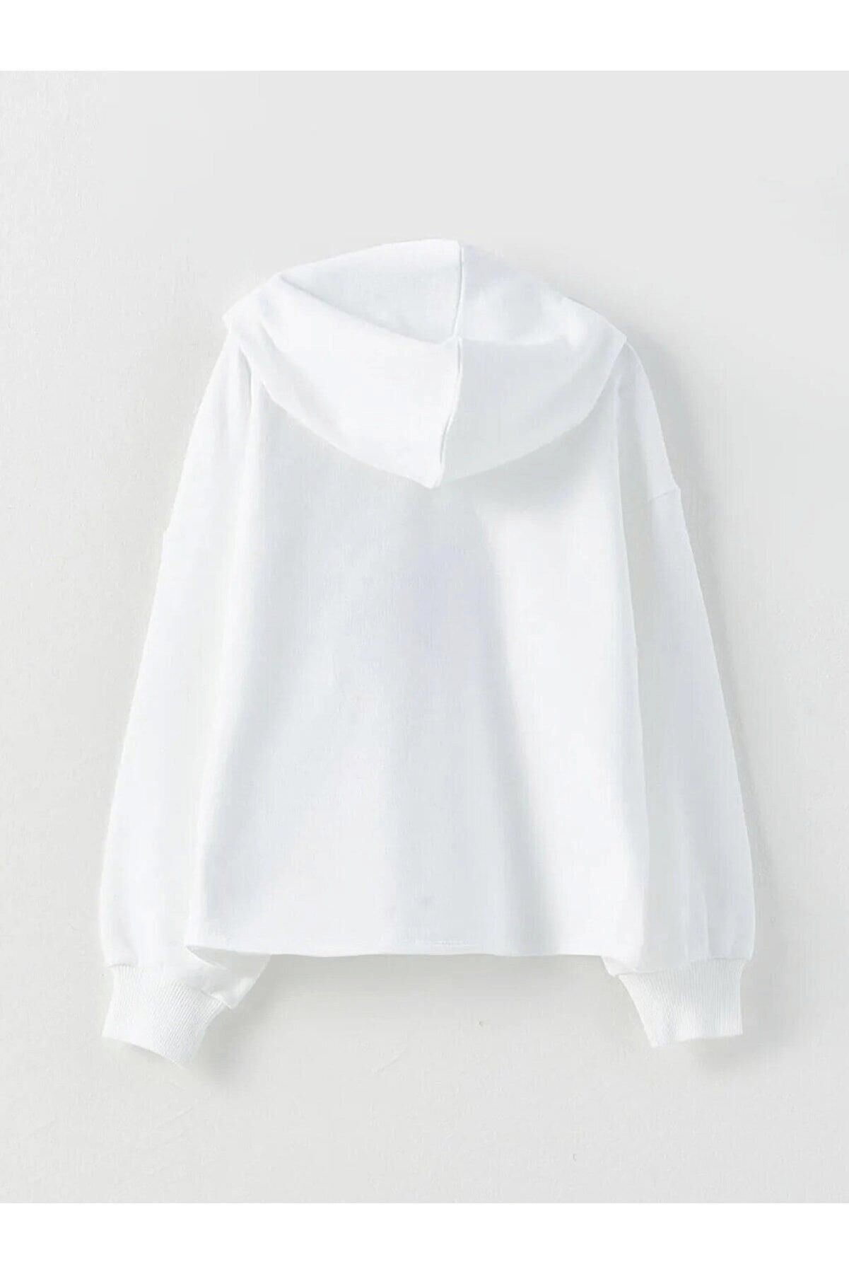 BENETTON KIZ ÇOCUK K SMU UK_BENETTON LOGOLU KAPŞONLU SWEATSHİRT 222A3J68C202K