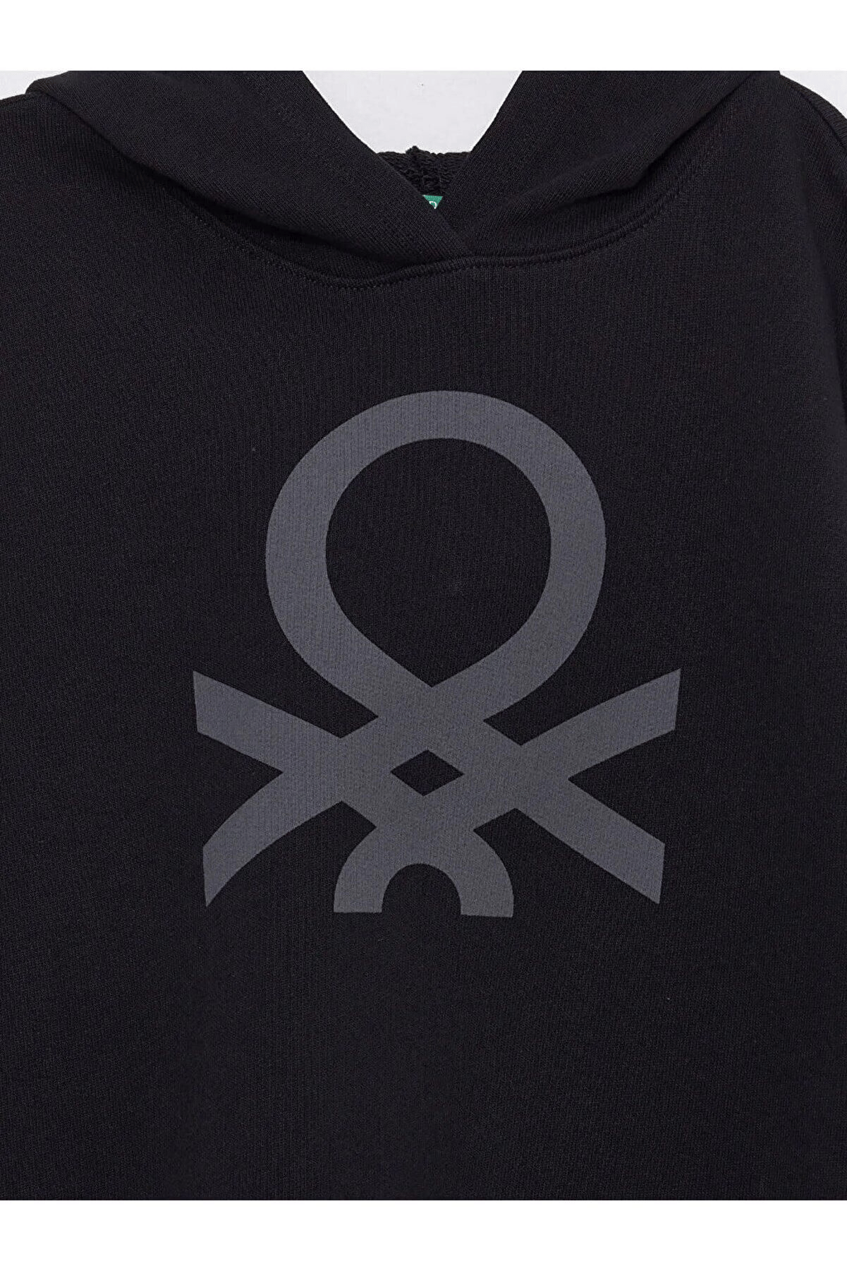 BENETTON KIZ ÇOCUK K SMU UK_BENETTON LOGOLU KAPŞONLU SWEATSHİRT 222A3J68C202K