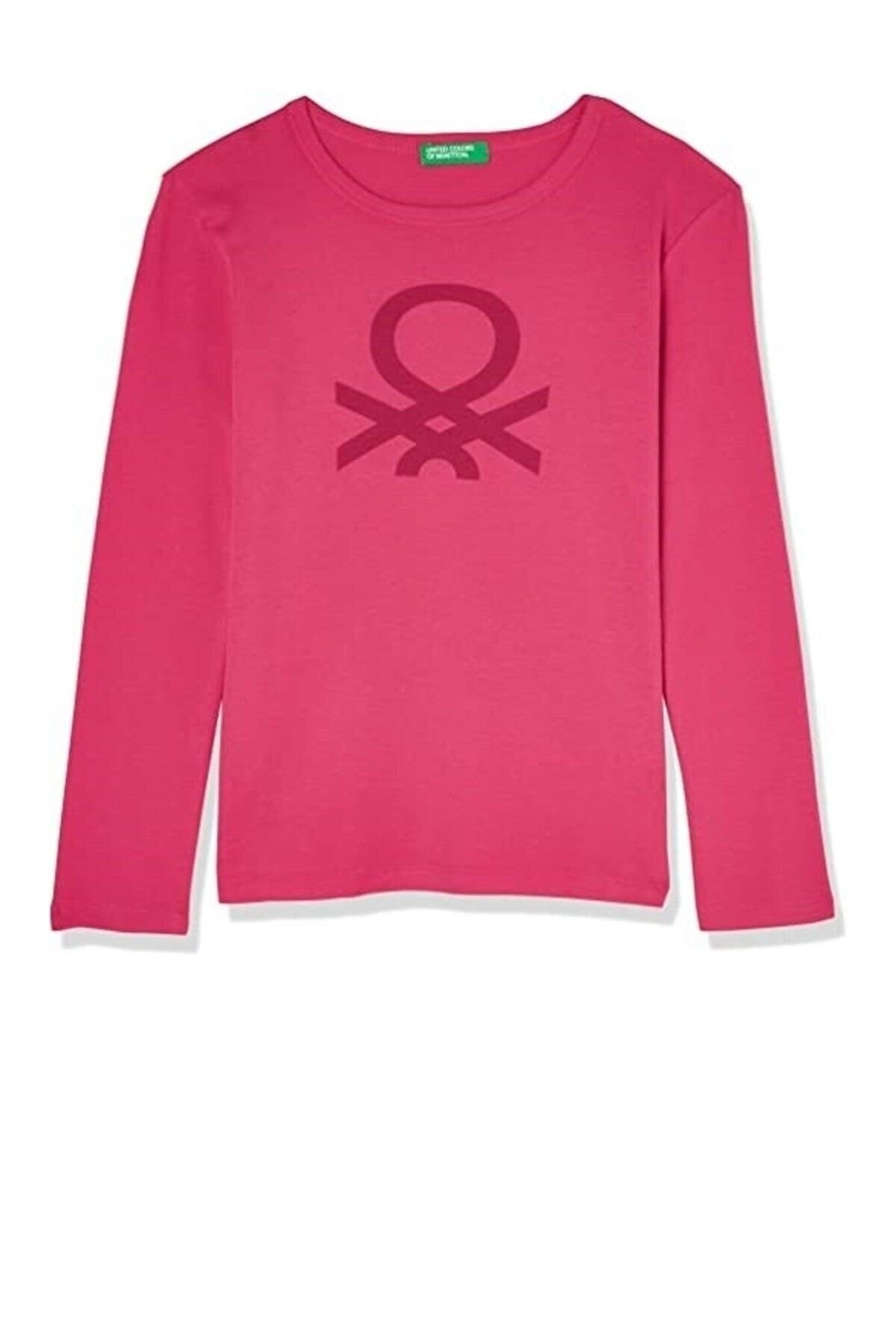 BENETTON KIZ ÇOCUK K SMU UK_BENETTON YAZI/LOGOLU T-SHİRT 222A3I9WC10CI