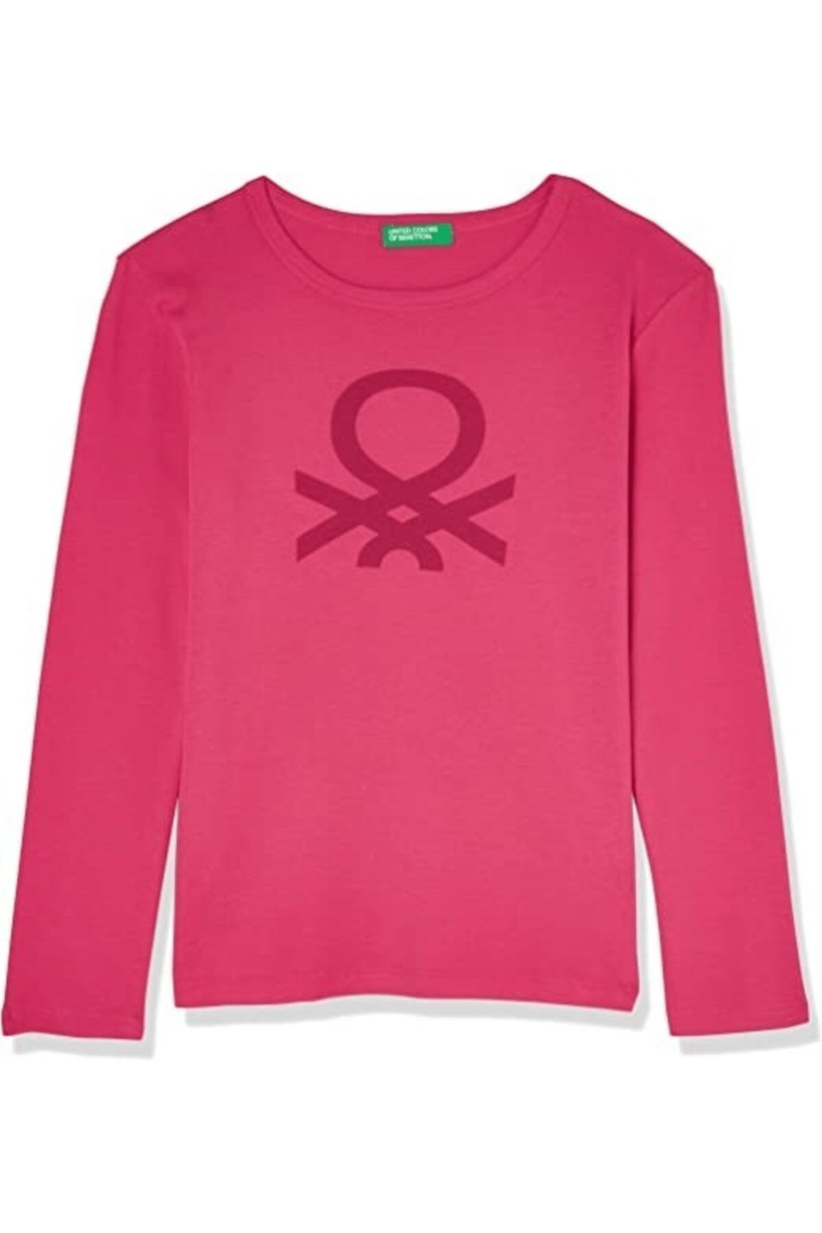 BENETTON KIZ ÇOCUK K SMU UK_BENETTON YAZI/LOGOLU T-SHİRT 222A3I9WC10CI