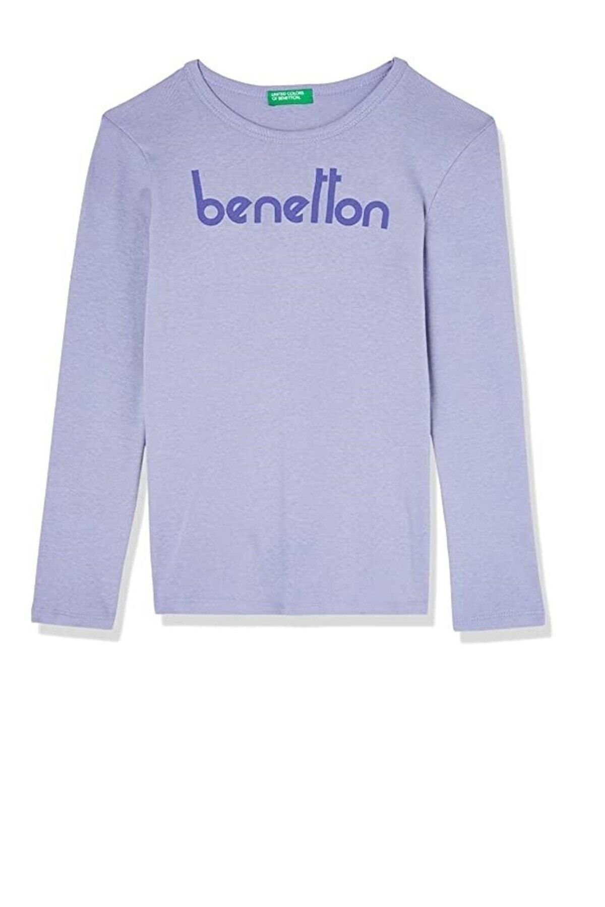 BENETTON KIZ ÇOCUK K SMU UK_BENETTON YAZI/LOGOLU T-SHİRT 222A3I9WC10CI