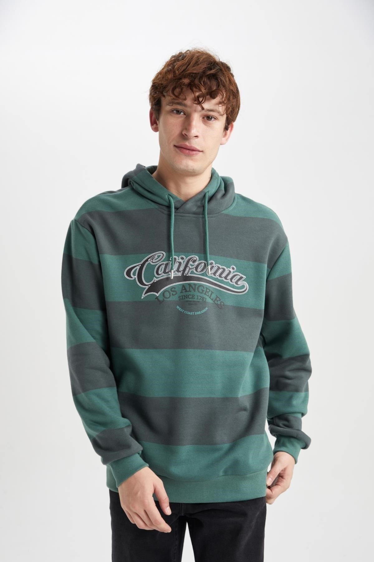 DEFACTO ERKEK CALİFORNİA SWEATSHİRT B1654AX