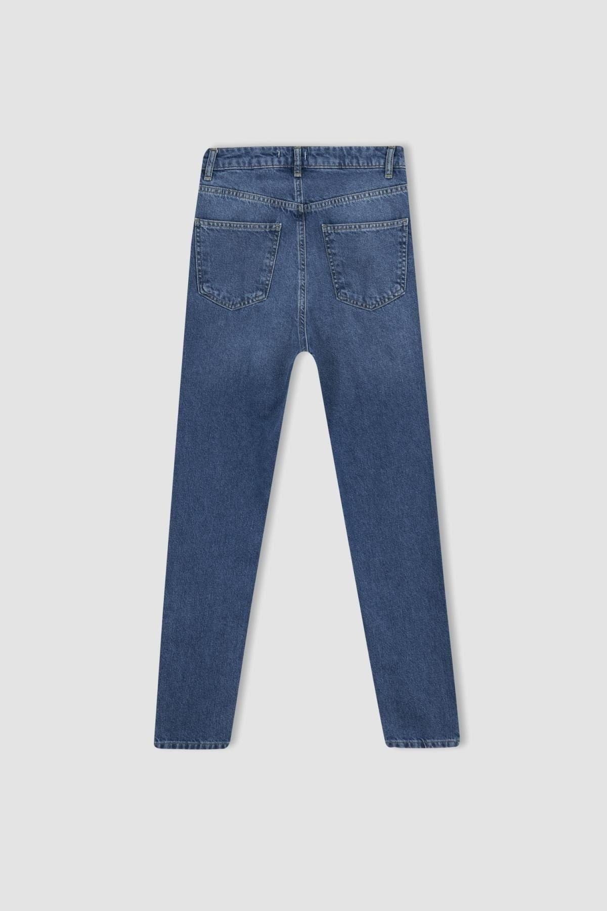DEFACTO KADIN MOM FİT JEAN PANTOLON A0689AX