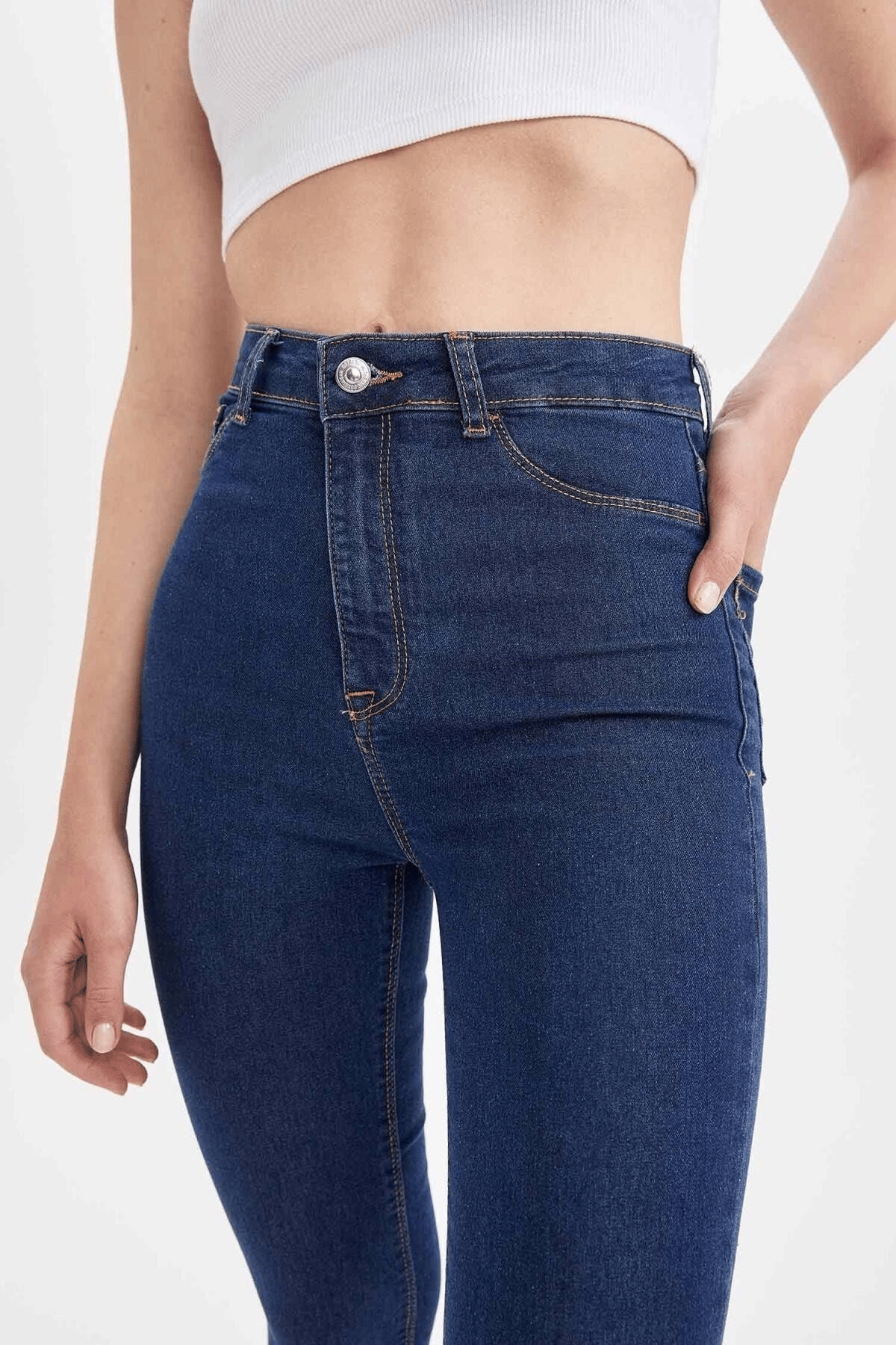 DEFACTO KADIN SUPER SKİNNY FİT YÜKSEK BEL JEAN PANTOLON X0797AZ