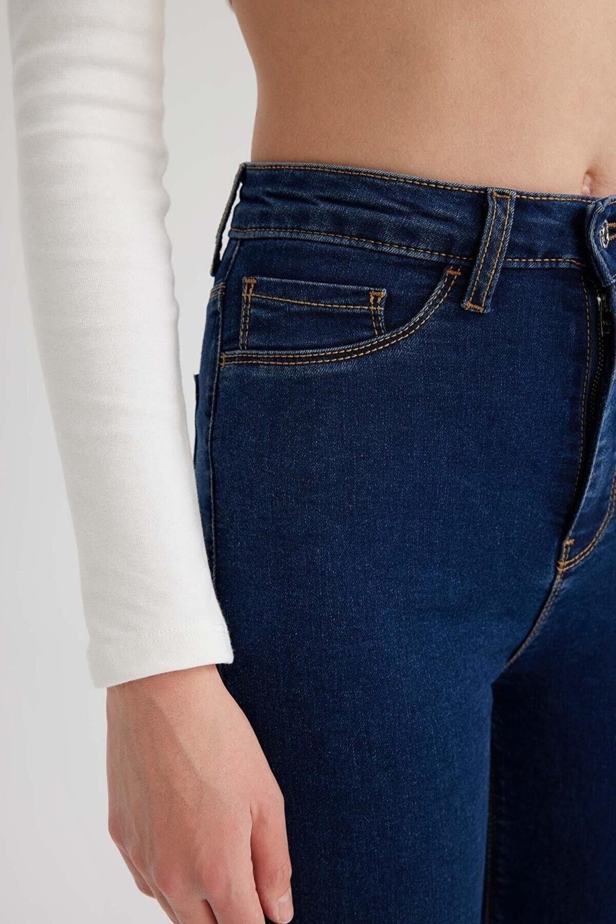 DEFACTO KADIN SUPER SKİNNY JEGGING FİT YÜKSEK BEL JEAN PANTOLON Z8260AZ