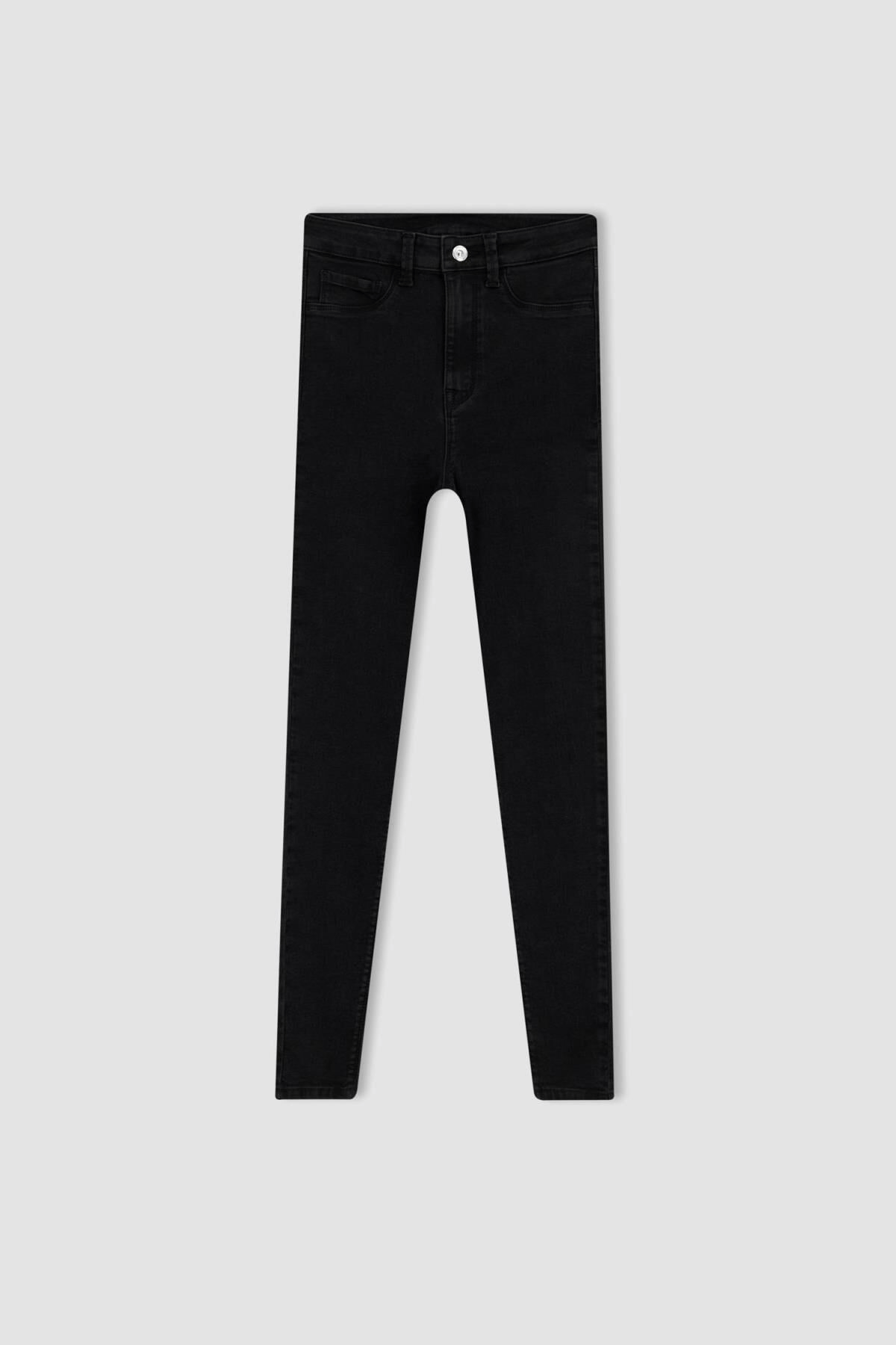 DEFACTO KADIN SUPER SKİNNY JEGGING FİT YÜKSEK BEL JEAN PANTOLON Z8260AZ