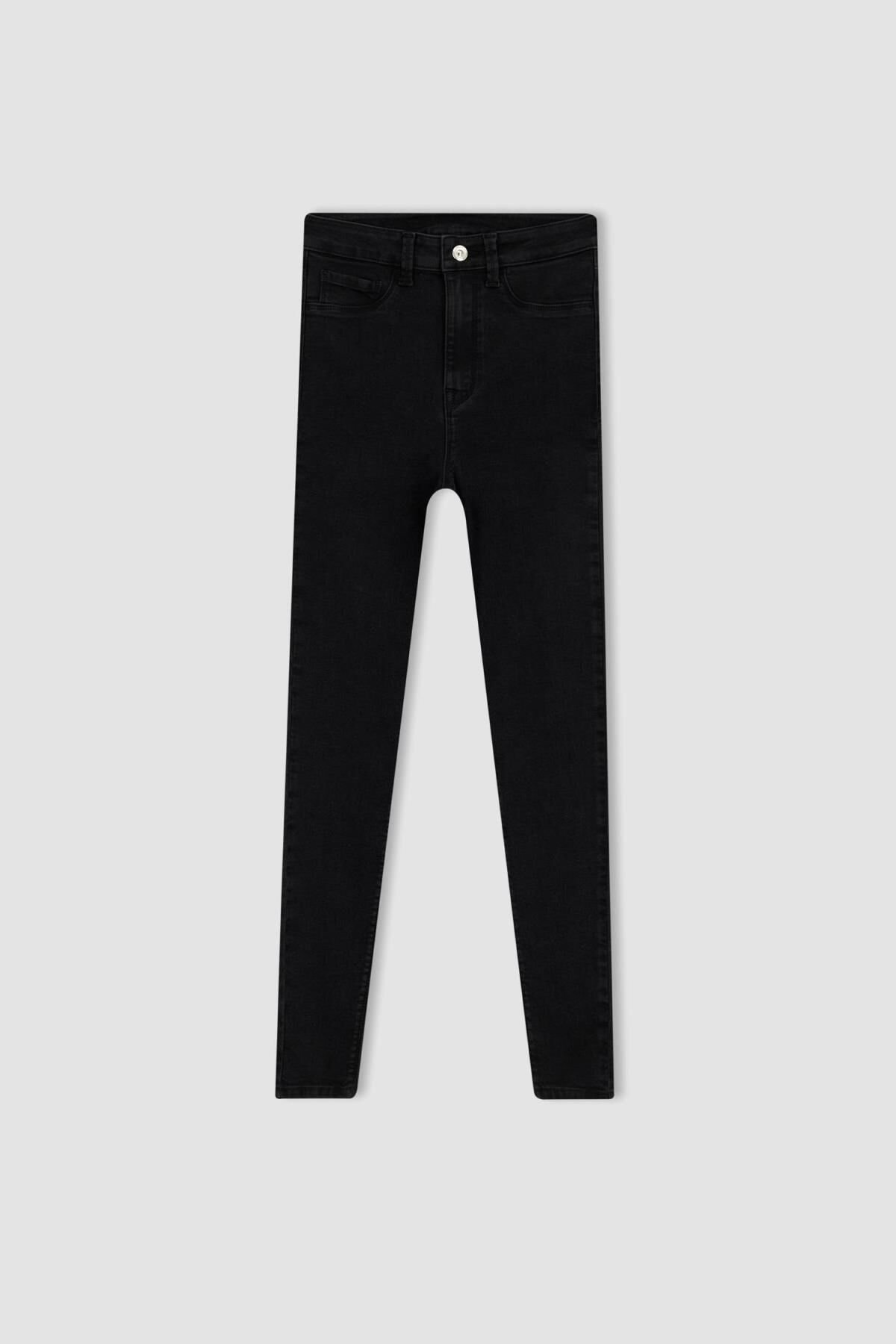 DEFACTO KADIN SUPER SKİNNY JEGGING FİT YÜKSEK BEL JEAN PANTOLON Z8260AZ