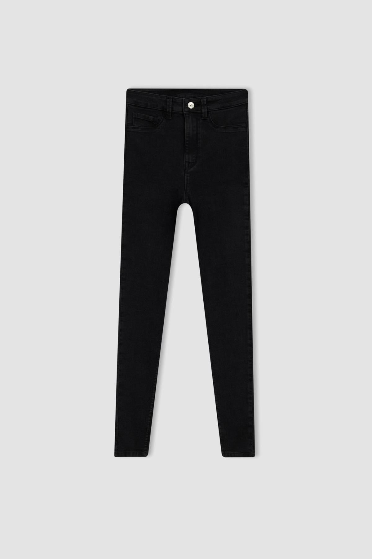 DEFACTO KADIN SUPER SKİNNY JEGGING FİT YÜKSEK BEL JEAN PANTOLON Z8260AZ