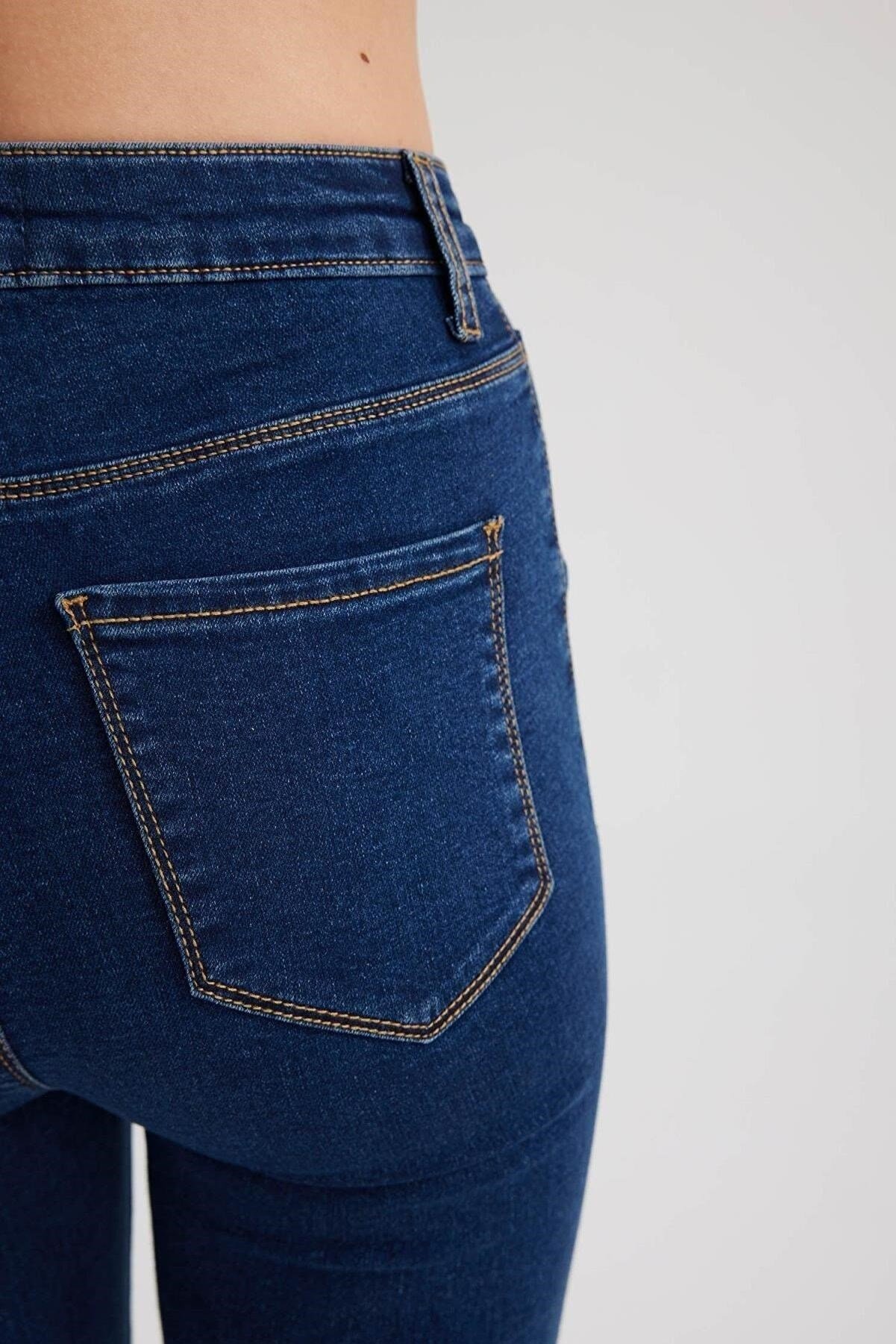 DEFACTO KADIN SUPER SKİNNY JEGGING FİT YÜKSEK BEL JEAN PANTOLON Z8260AZ