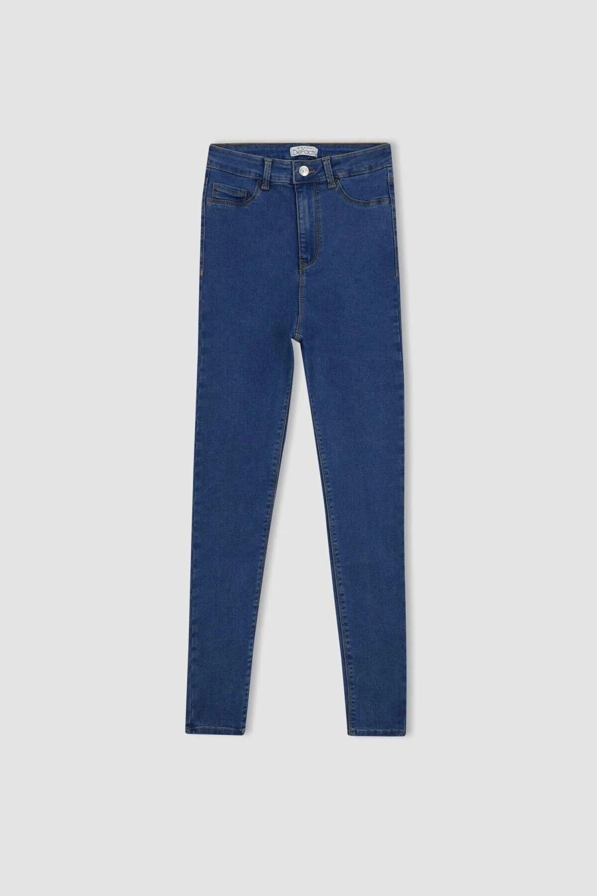 DEFACTO KADIN UZUN BOY JEAN PANTOLON A5819AX