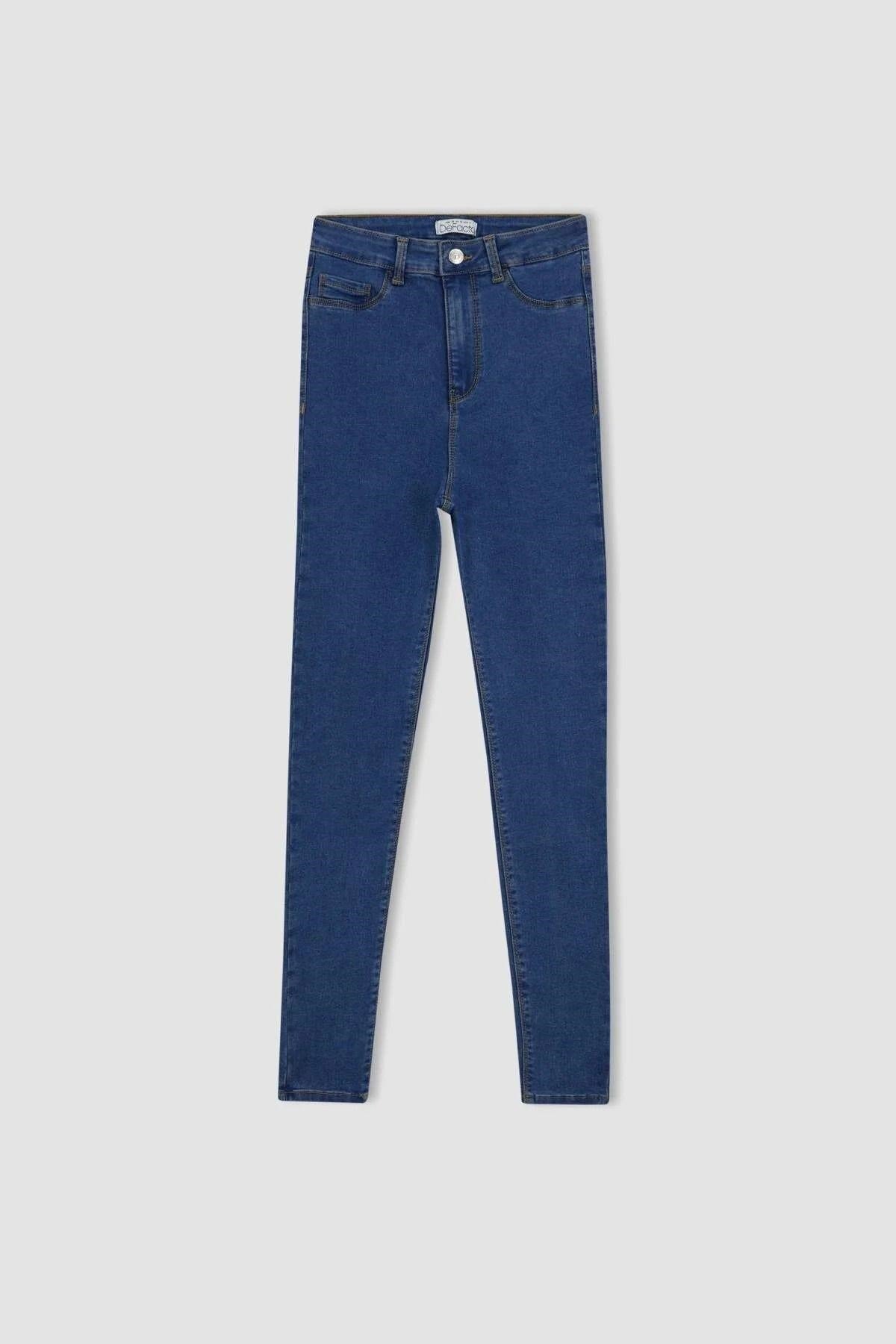DEFACTO KADIN UZUN BOY JEAN PANTOLON A5819AX
