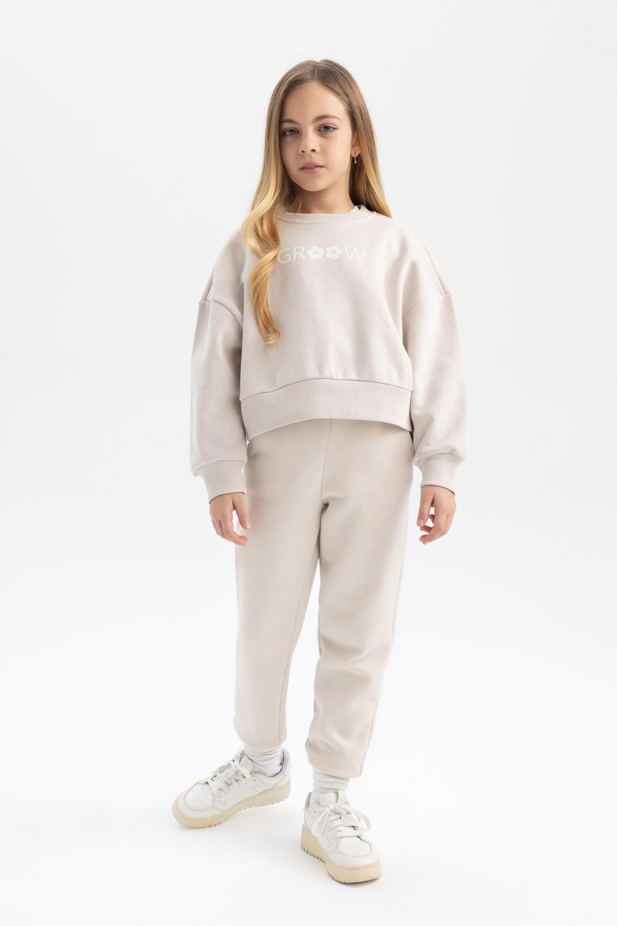 DEFACTO KIZ ÇOCUK KALIN JOGGER EŞOFMAN ALTI B4427A8