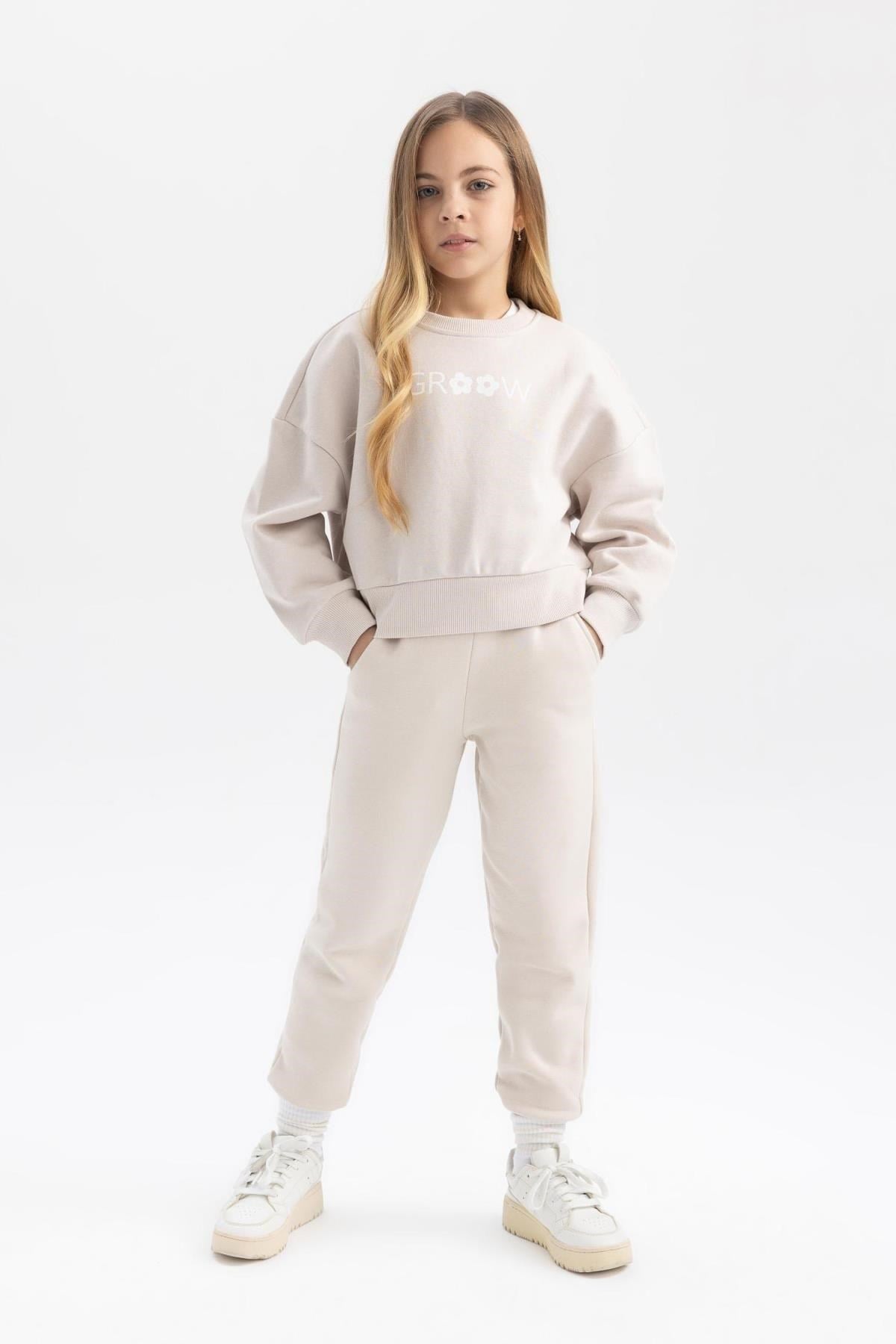 DEFACTO KIZ ÇOCUK KALIN JOGGER EŞOFMAN ALTI B4427A8