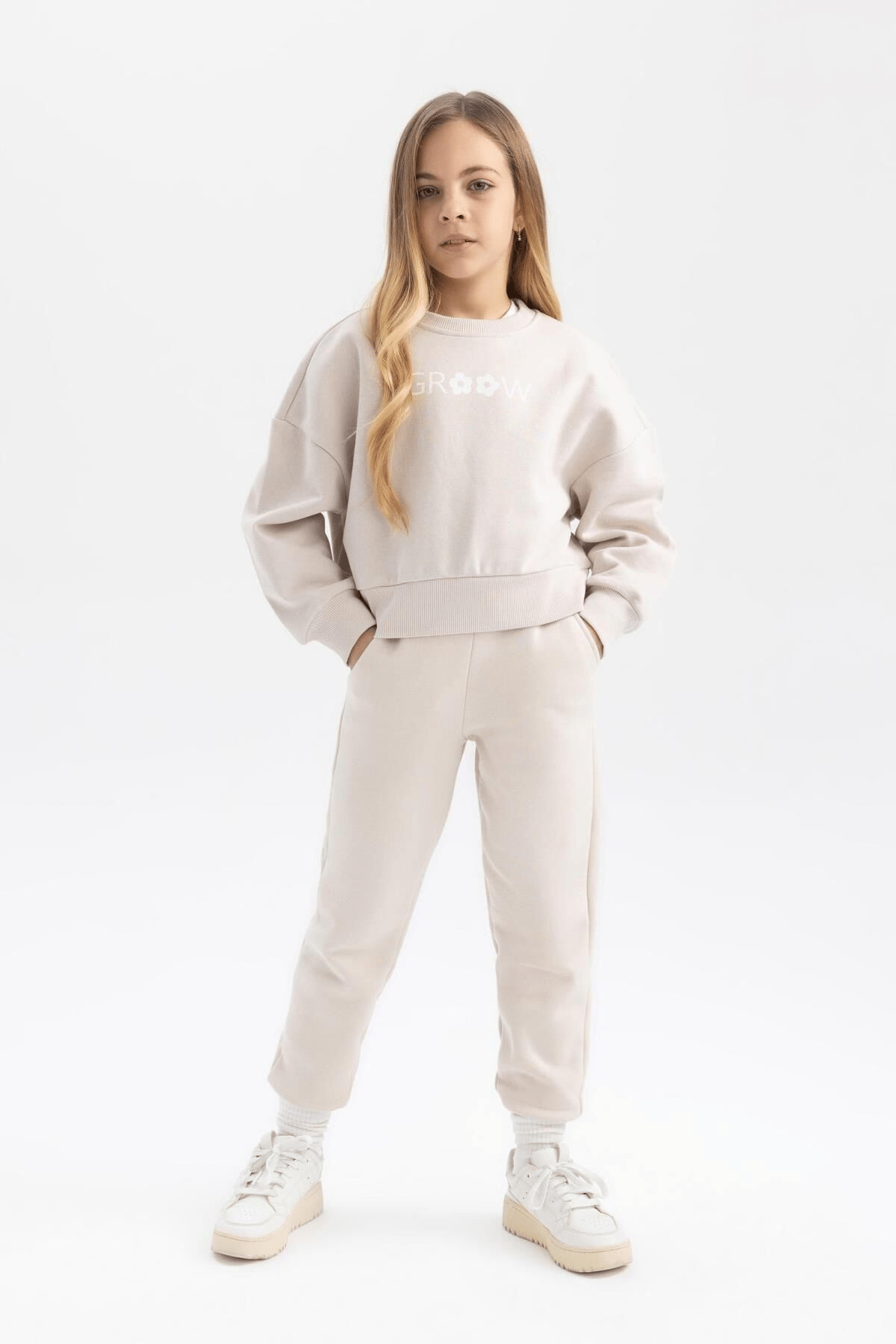 DEFACTO KIZ ÇOCUK KALIN JOGGER EŞOFMAN ALTI B4427A8